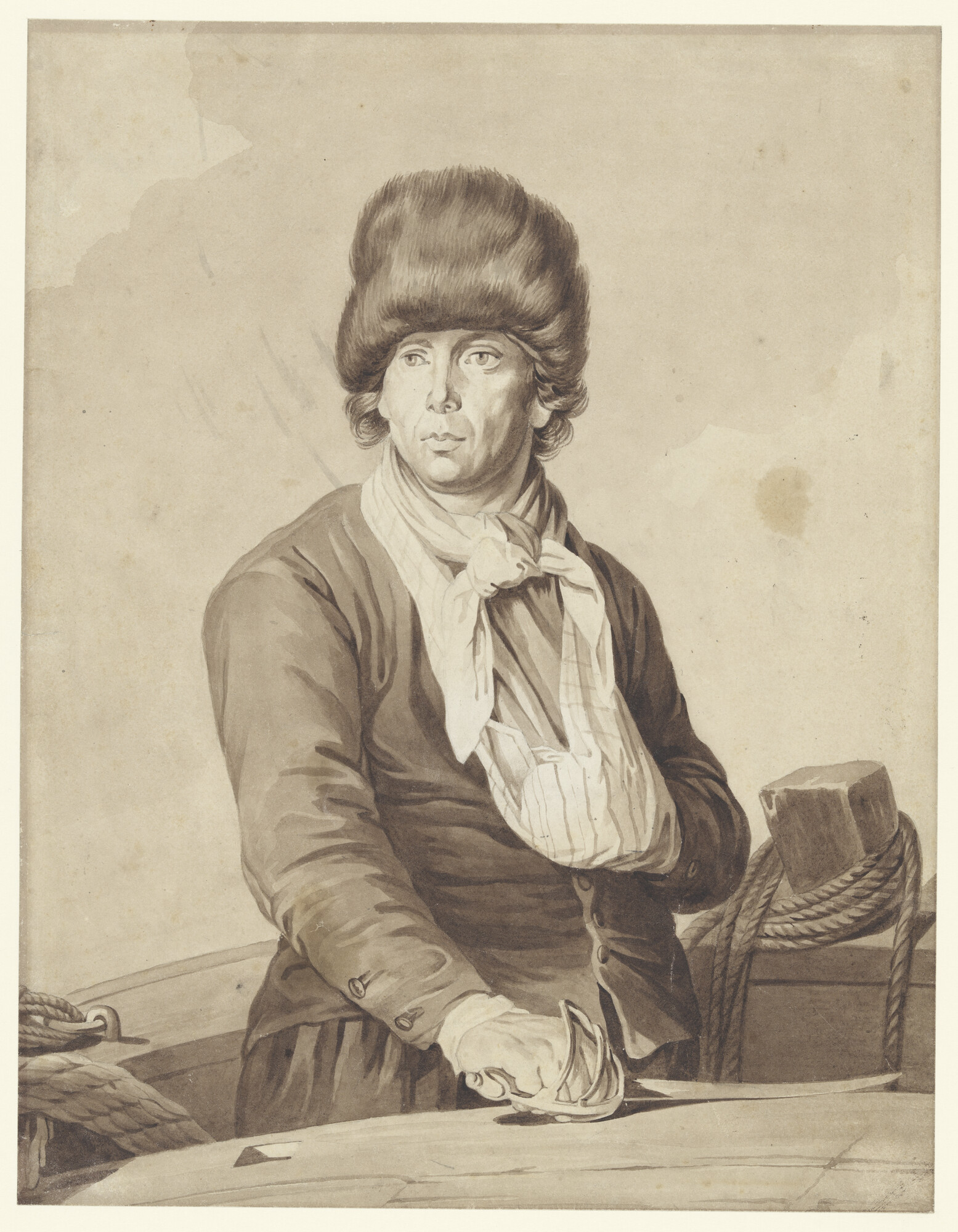 S.2620; Portret van Christiaan Cornelis; tekening