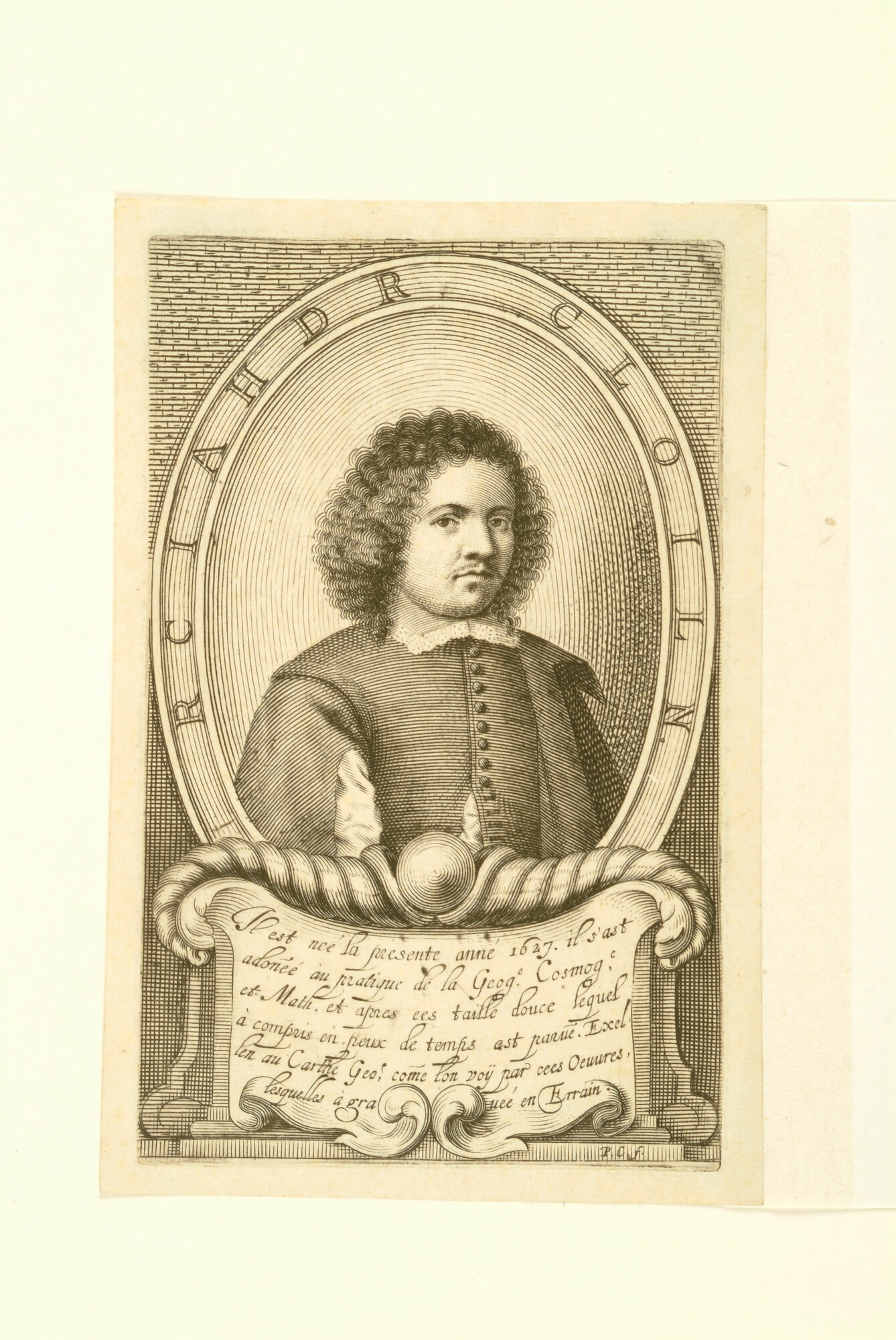 A.0075(081); Portret van R. Cloiln; prent