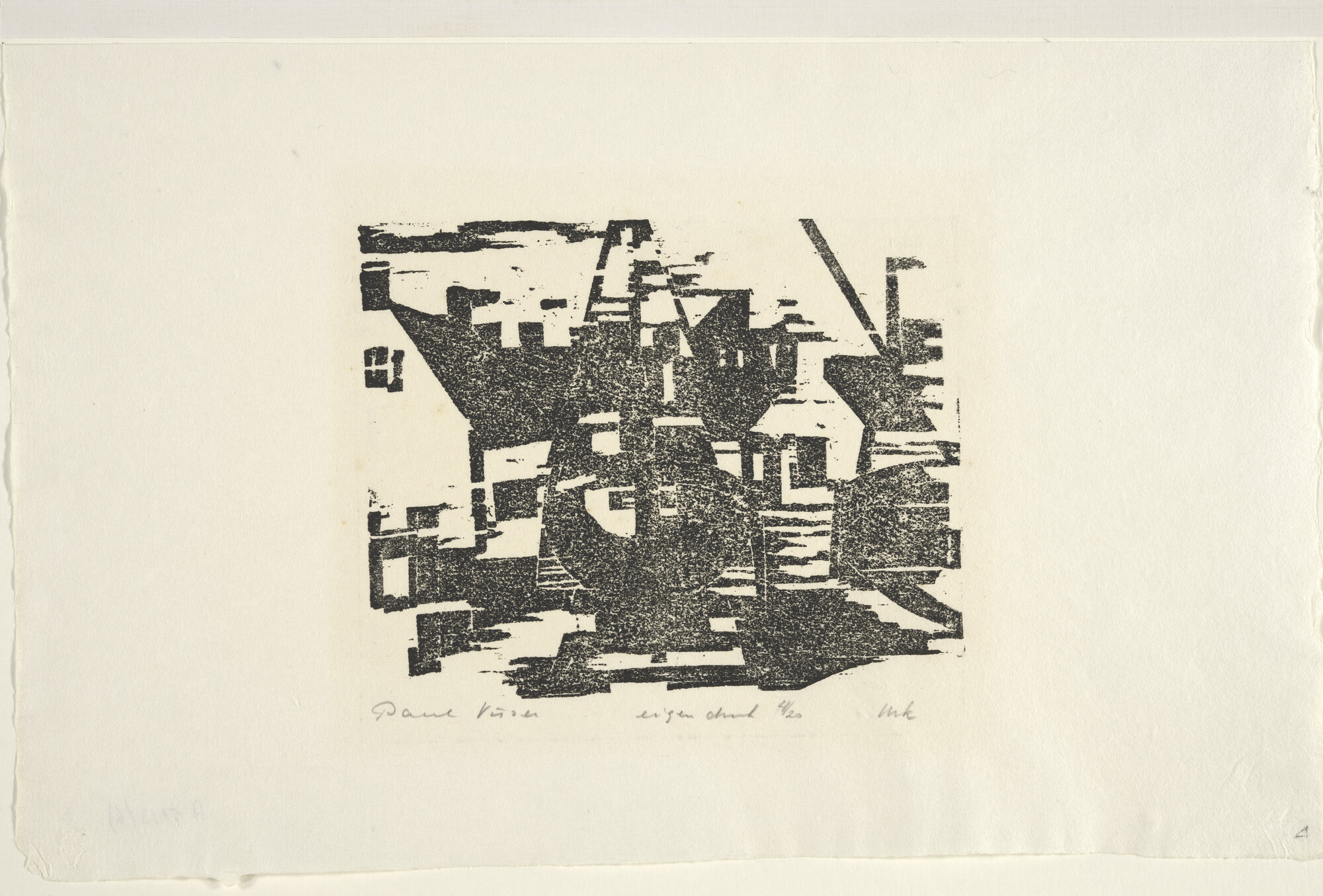 A.5113(06); Een scheepswerf te Urk; prent