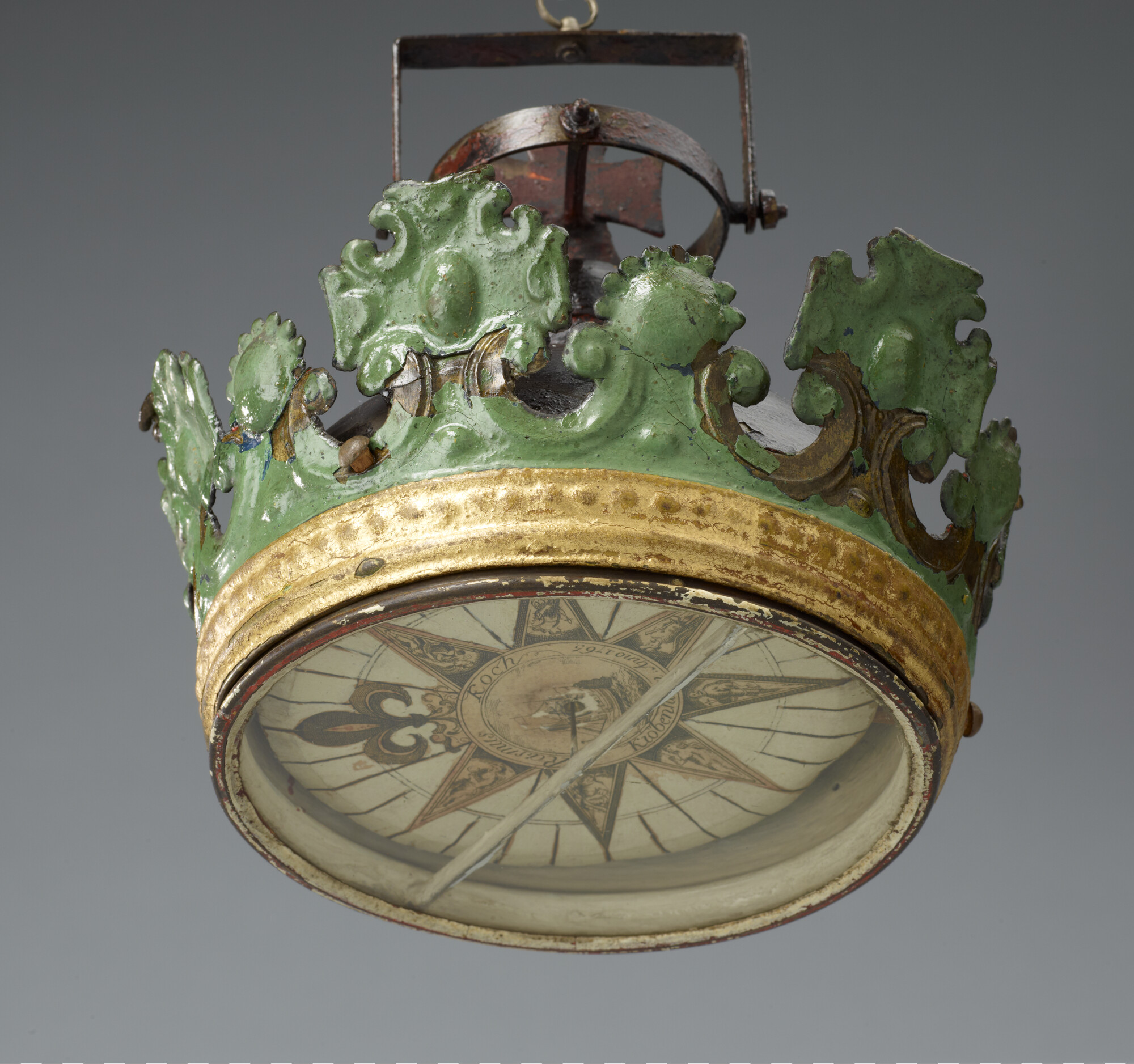 S.1022(01); Hangkompas door Rasmus Koch, Kopenhagen, 1766; kompas