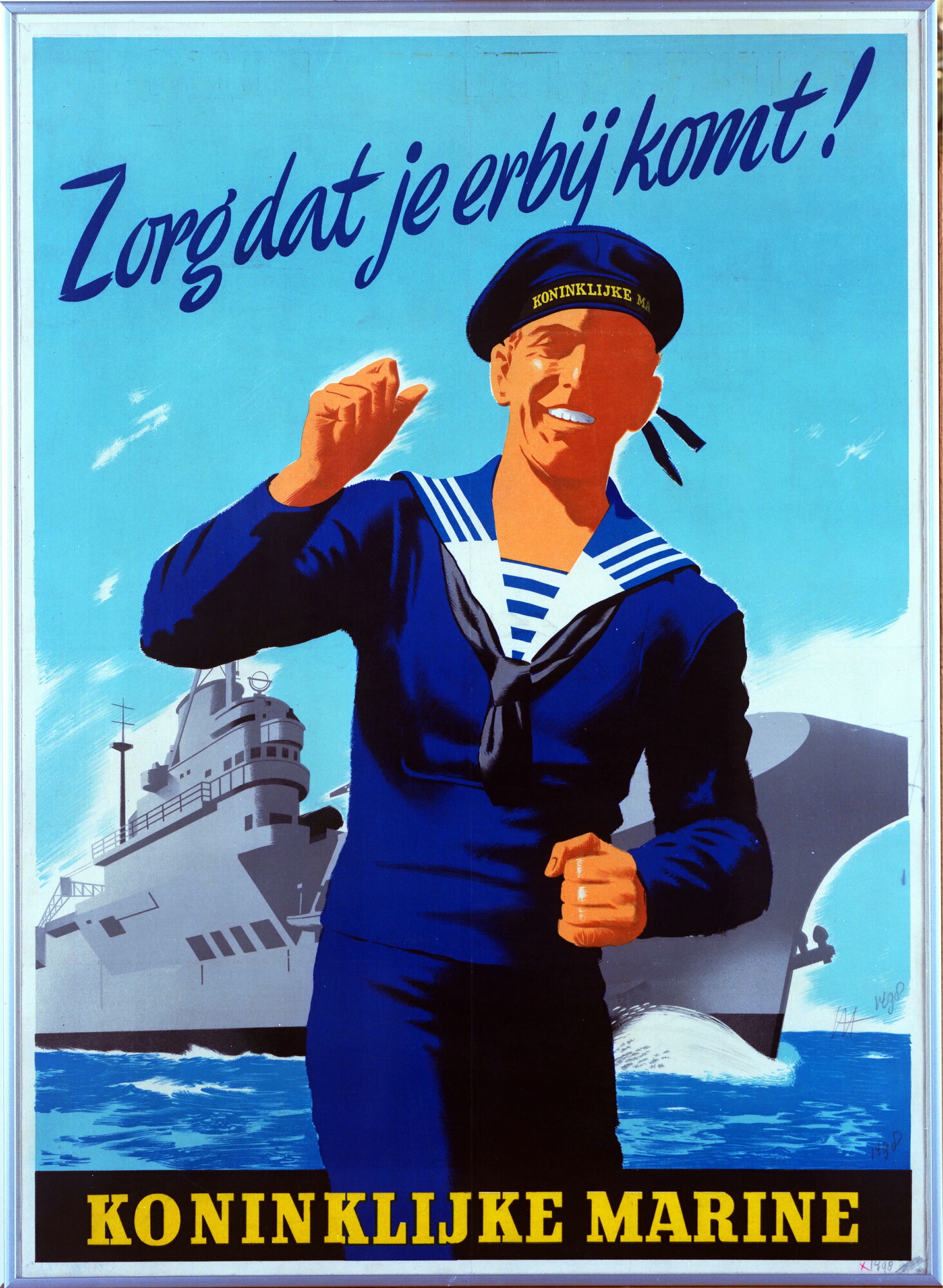 A.5755(09); Zorg dat je erbij komt!; affiche