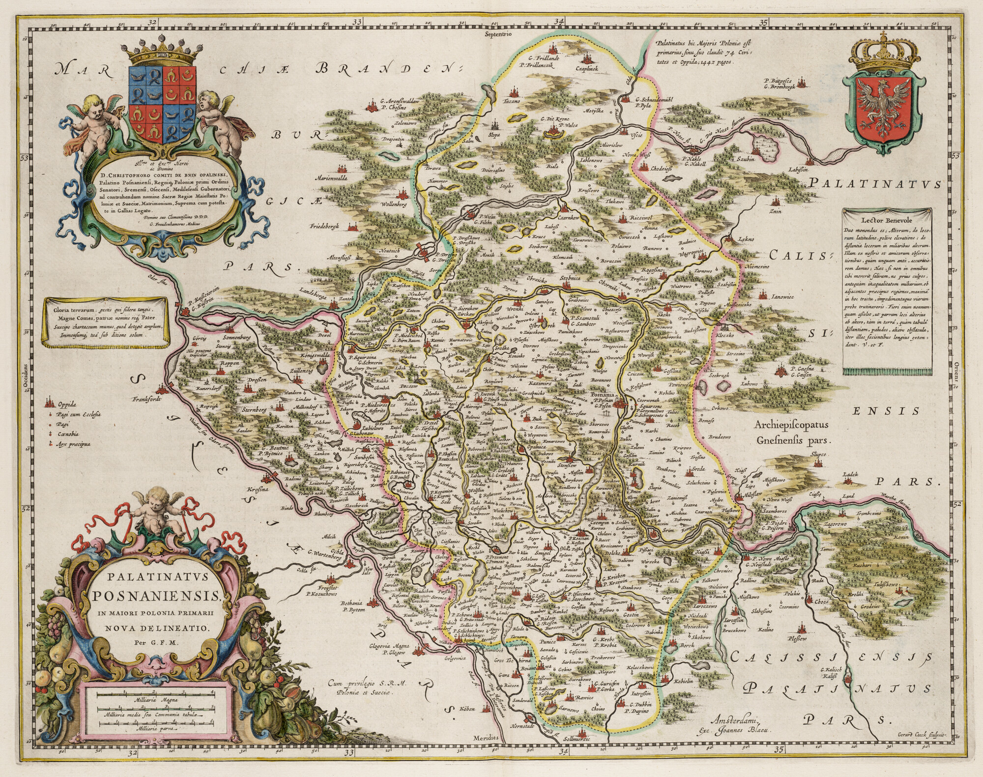 S.1034(01) [kaart 086]; Kaart van het gebied van Poznan; landkaart