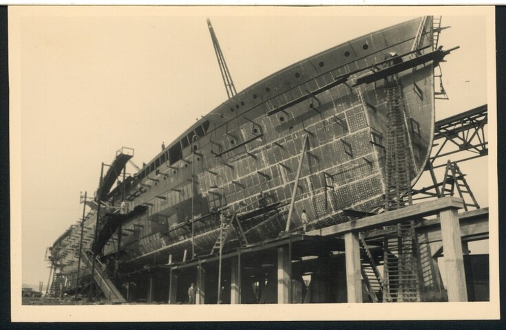 1994.1207; Het passagiersschip en tevens mailschip ms. 'Maetsuycker' van de KPM; prentbriefkaart