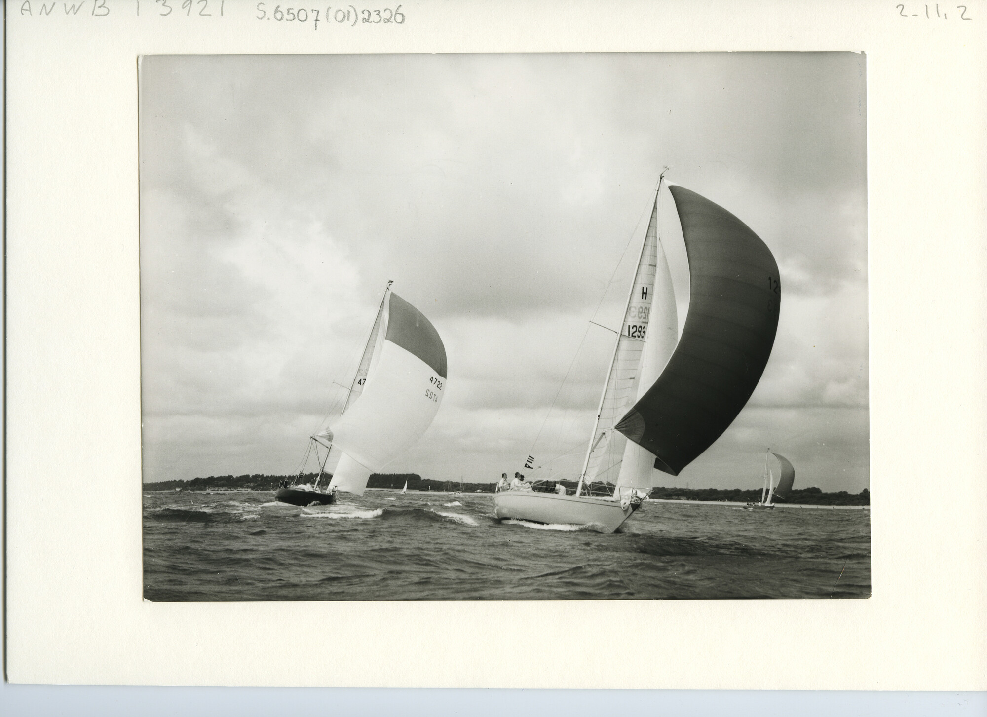 S.6507(01)2326; Foto van de Admiral's Cup; foto