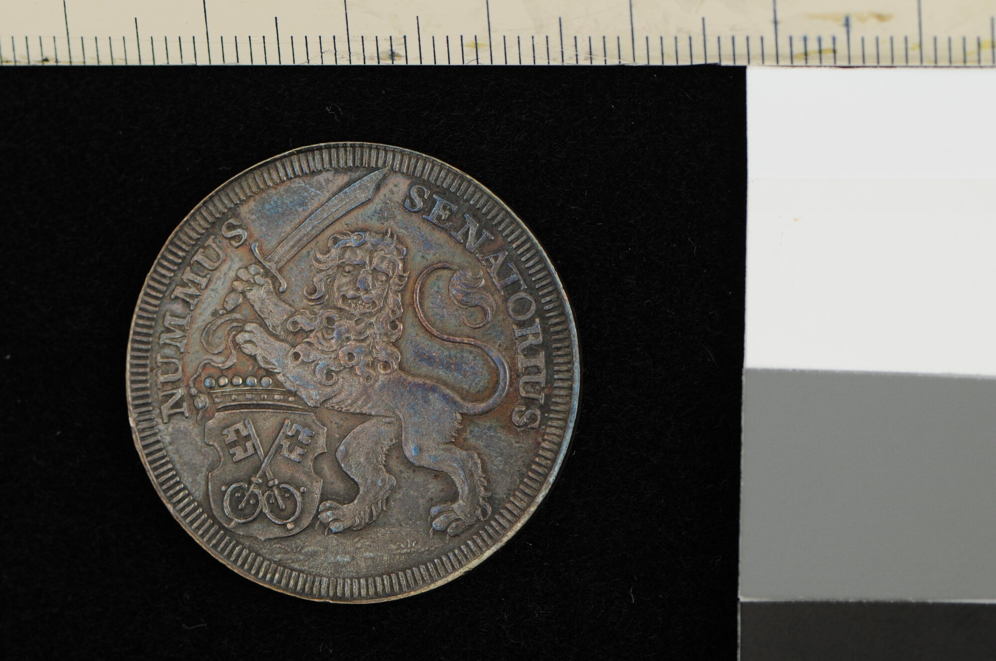 A.0023(016)1; Vroedschapspenning op het ontzet van Leiden, 1574; penning