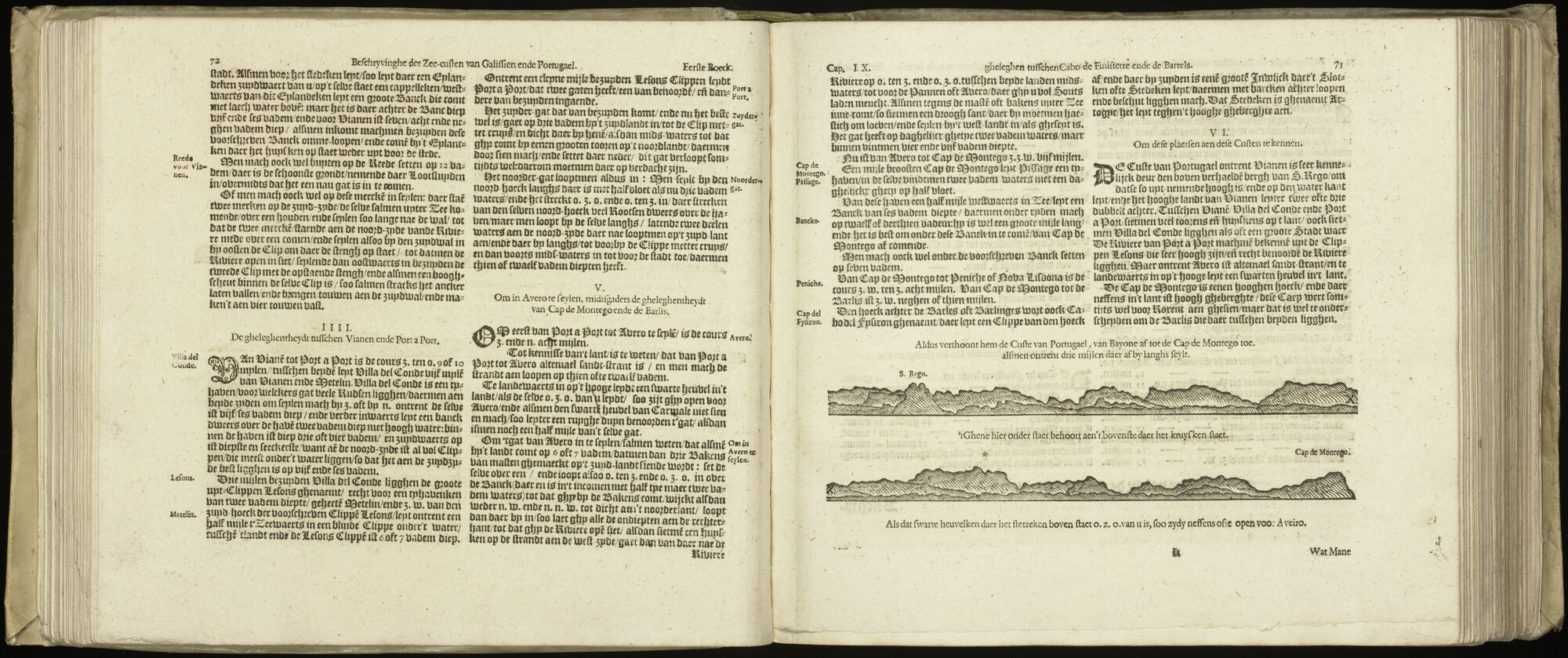 S.2856 [kaart 045]; Beschrijvingen en kustaanzichten van West-Portugal; kaart