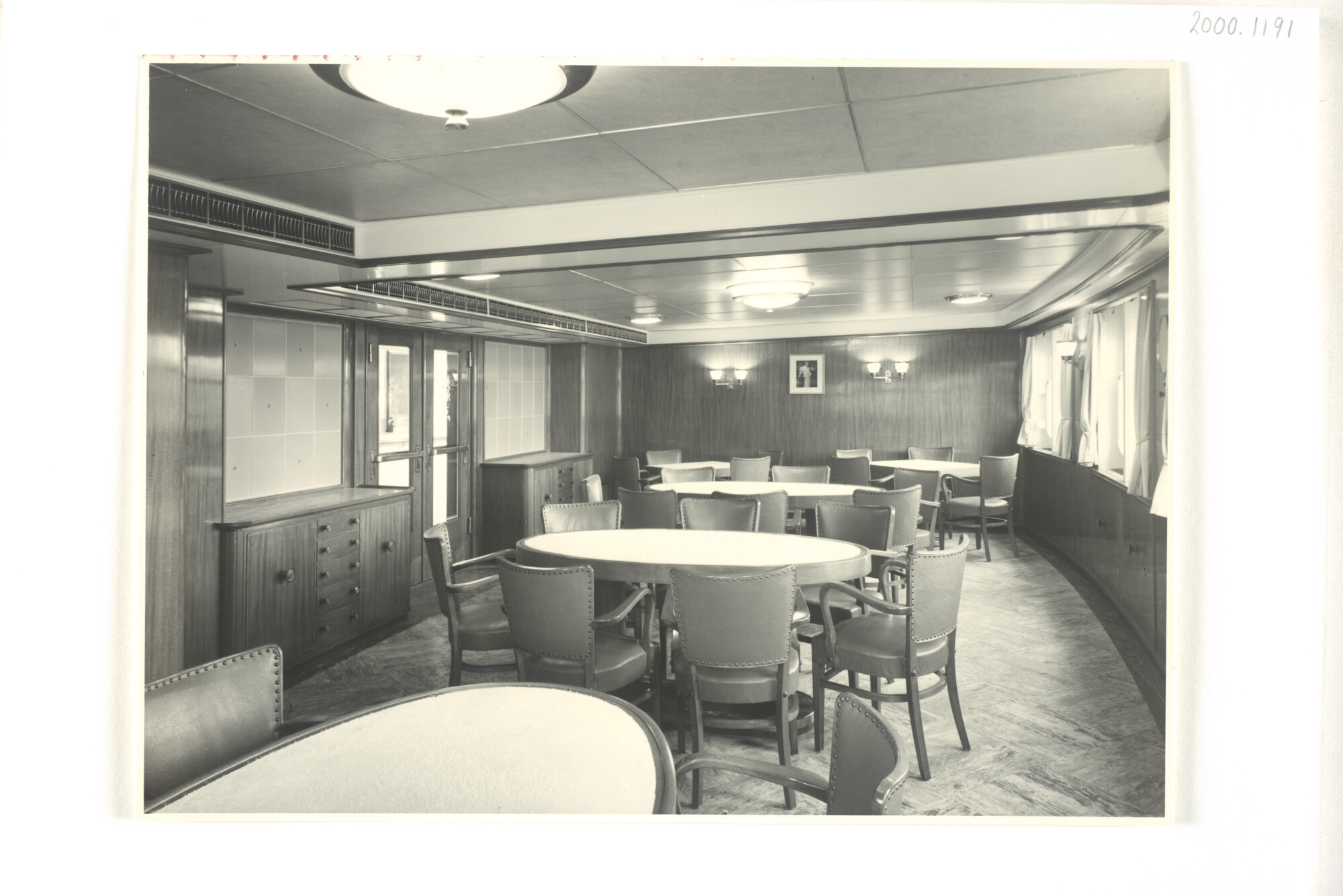 2000.1191; Interieurfoto's genomen a/b vrachtschip ms. Bintang) van de SMN; fotoreportage