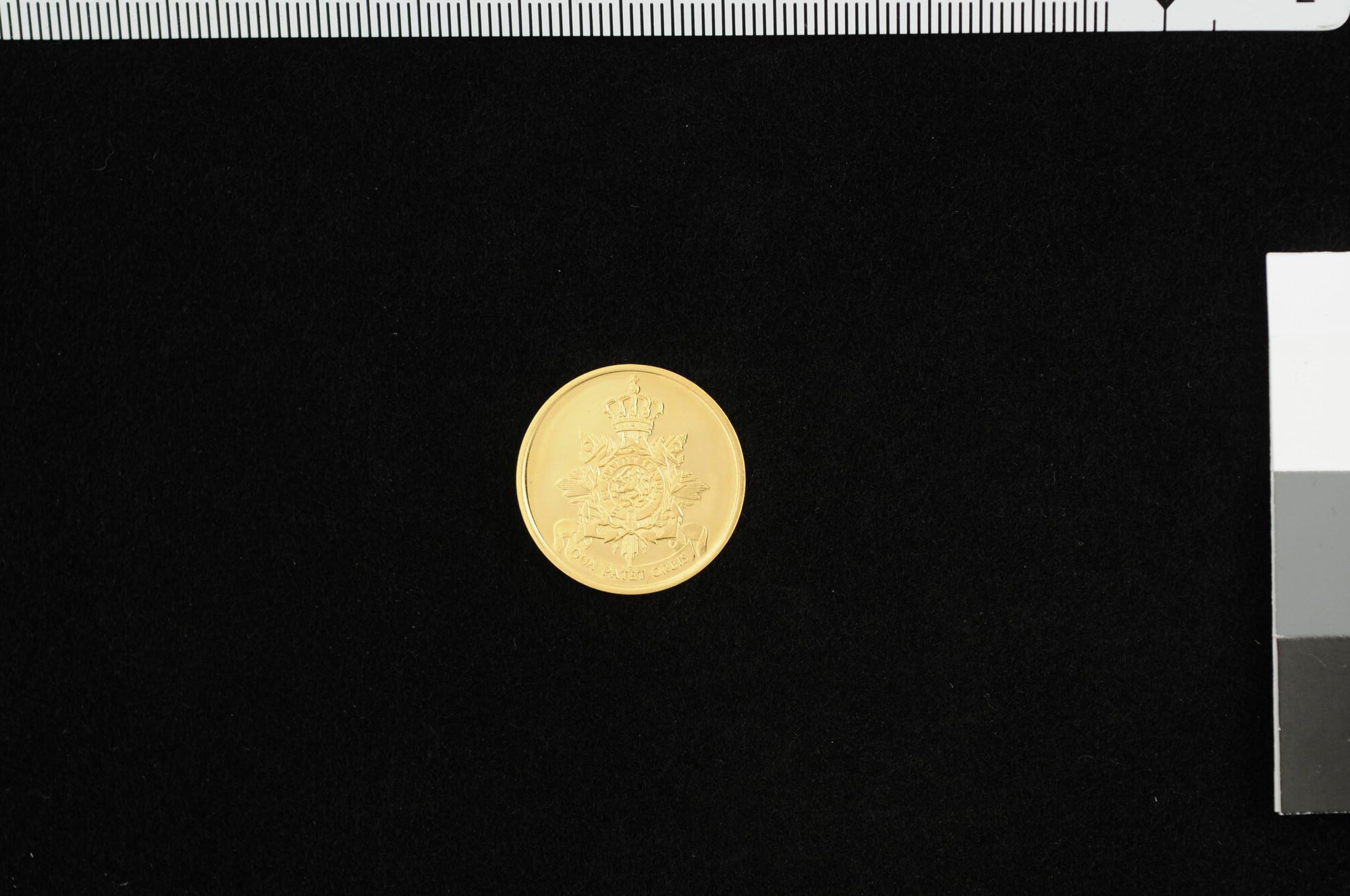 S.5483(01); Penning 300 jaar Korps Mariniers, 1965; penning
