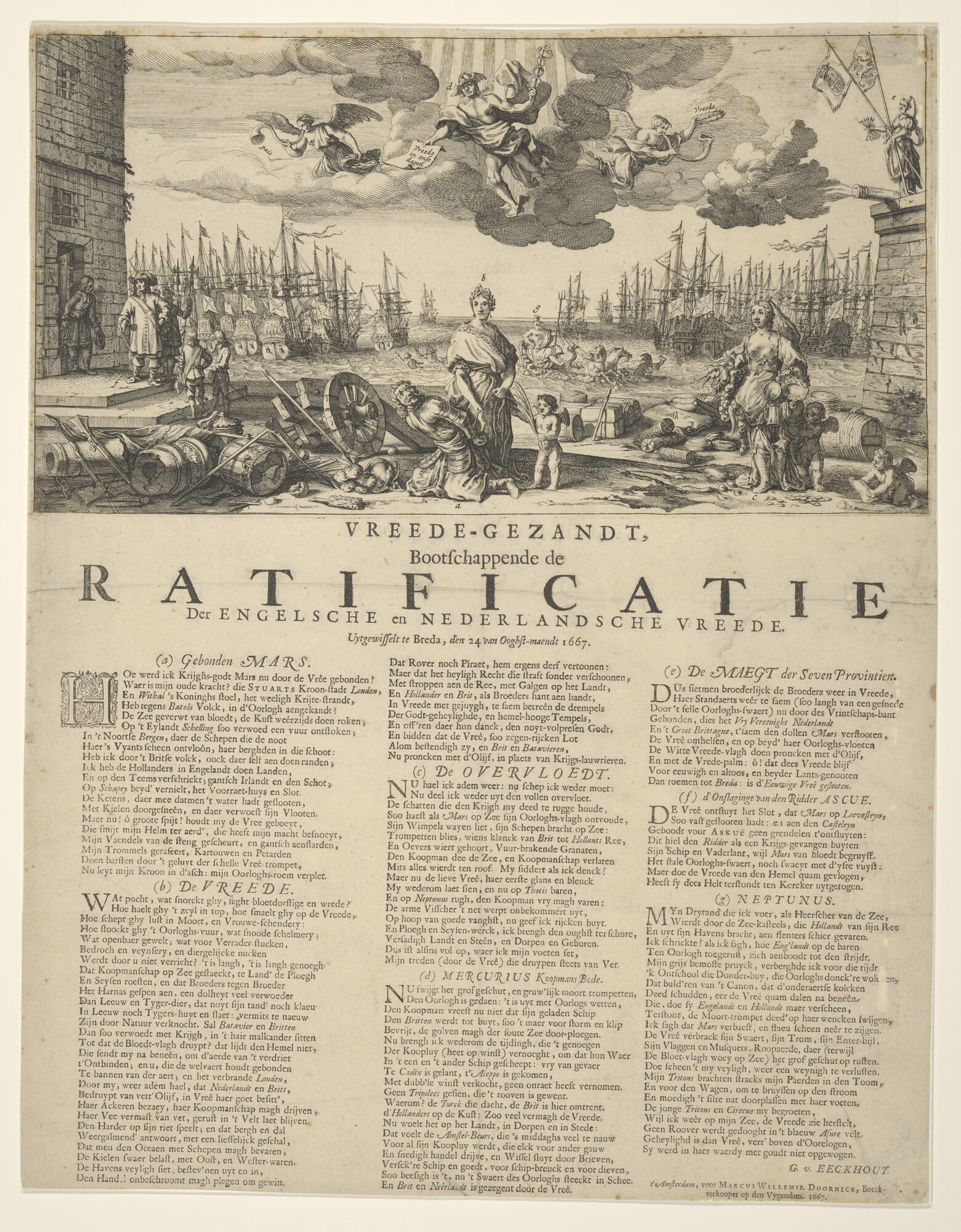 A.2203(05); Zinneprent op de Vrede van Breda; prent