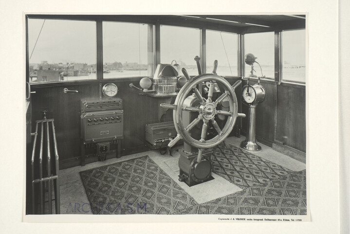 S.5219(12)0181; Foto's van de proeftocht van de havensleepboot 'Johanna C. Goedkoop' (18) gebouwd op de langshelling van de ASM; fotoreportage
