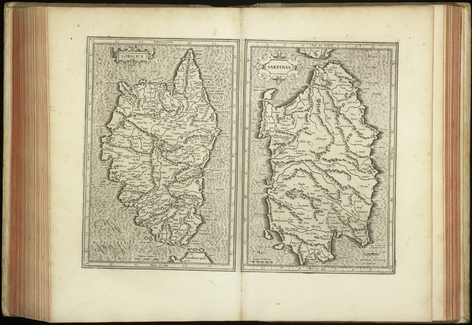 A.0145(227) [kaart 138]; Kaarten van Corsica en Sardinië; kaart