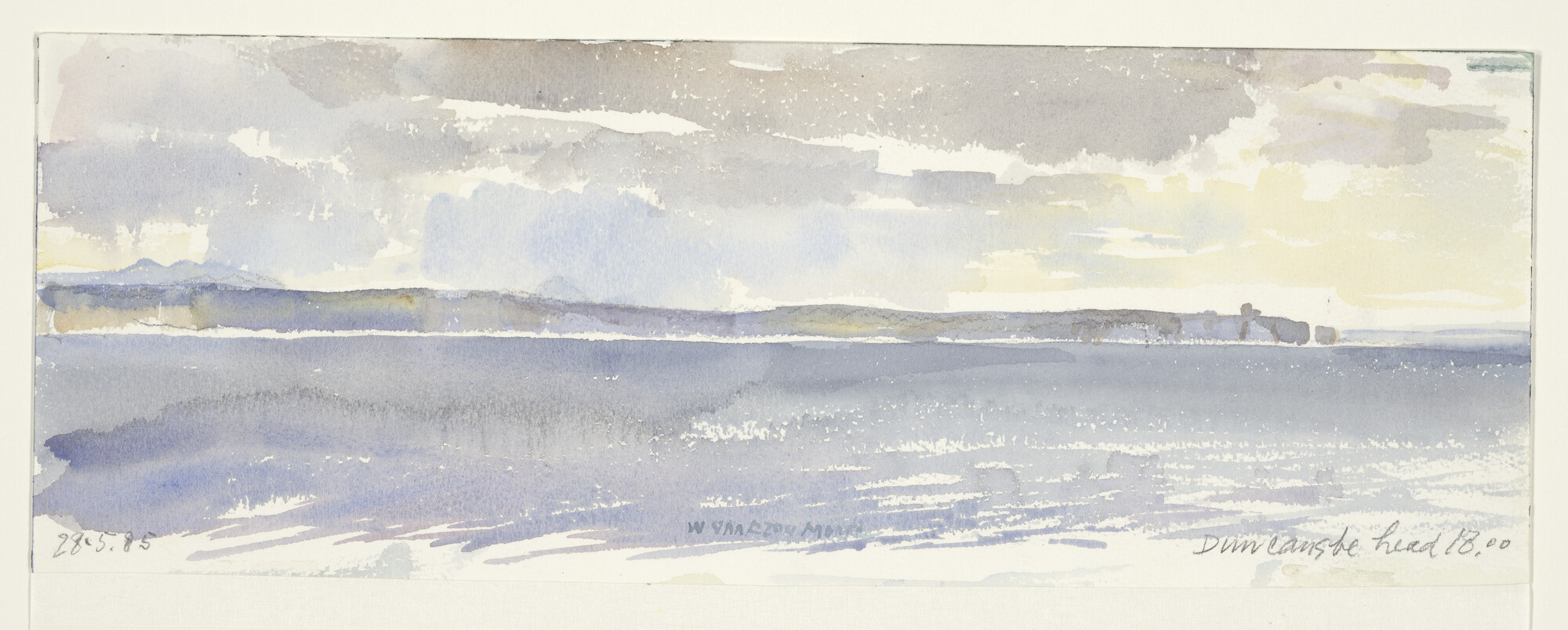 A.5848(01); Landverkenning van Duncansby Head, de noordpunt van Schotland; tekening