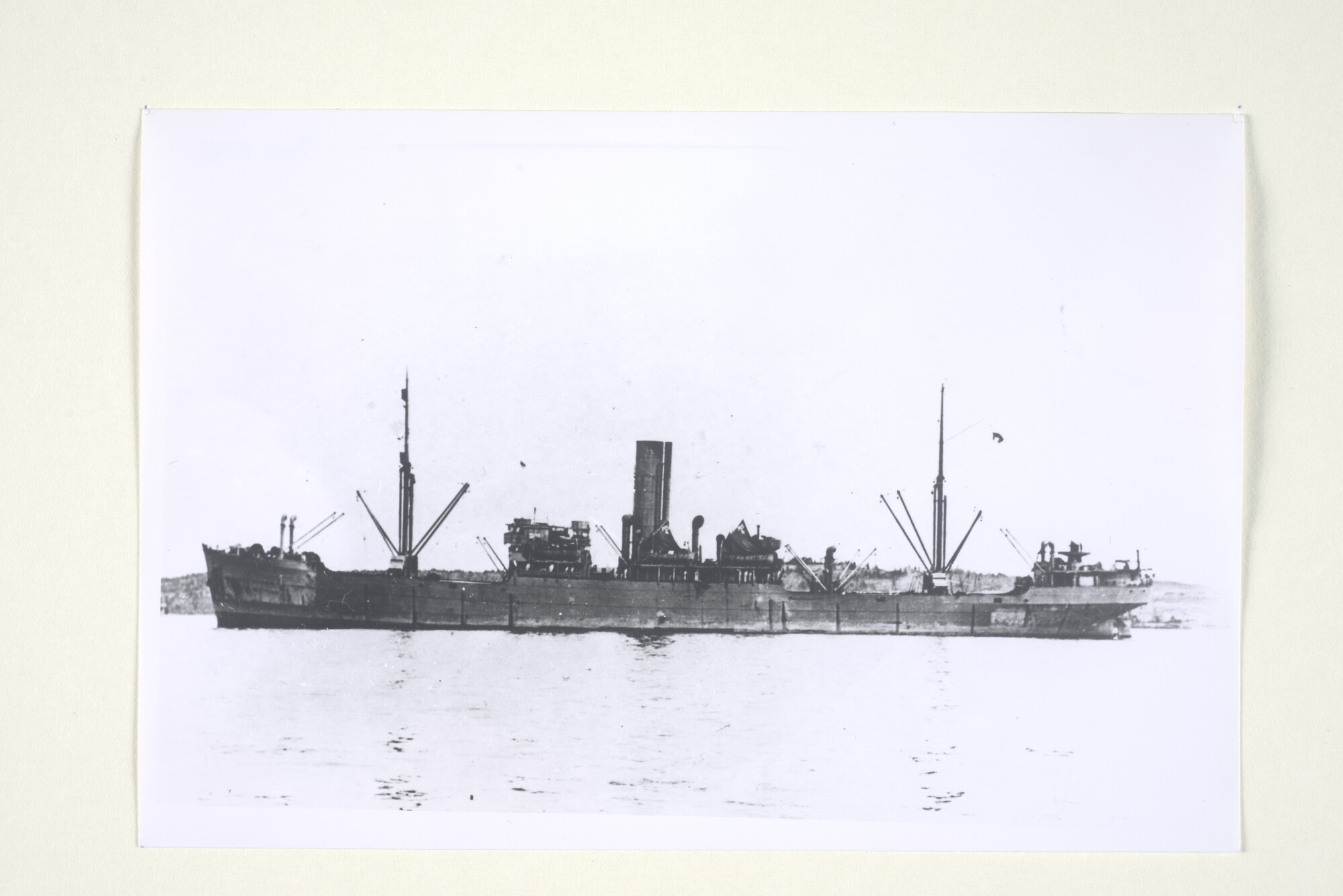 2000.3342; Het vrachtschip ss. 'Melampus' van de Nederlandsche Stoomvaart Maatschappij "Oceaan"; foto