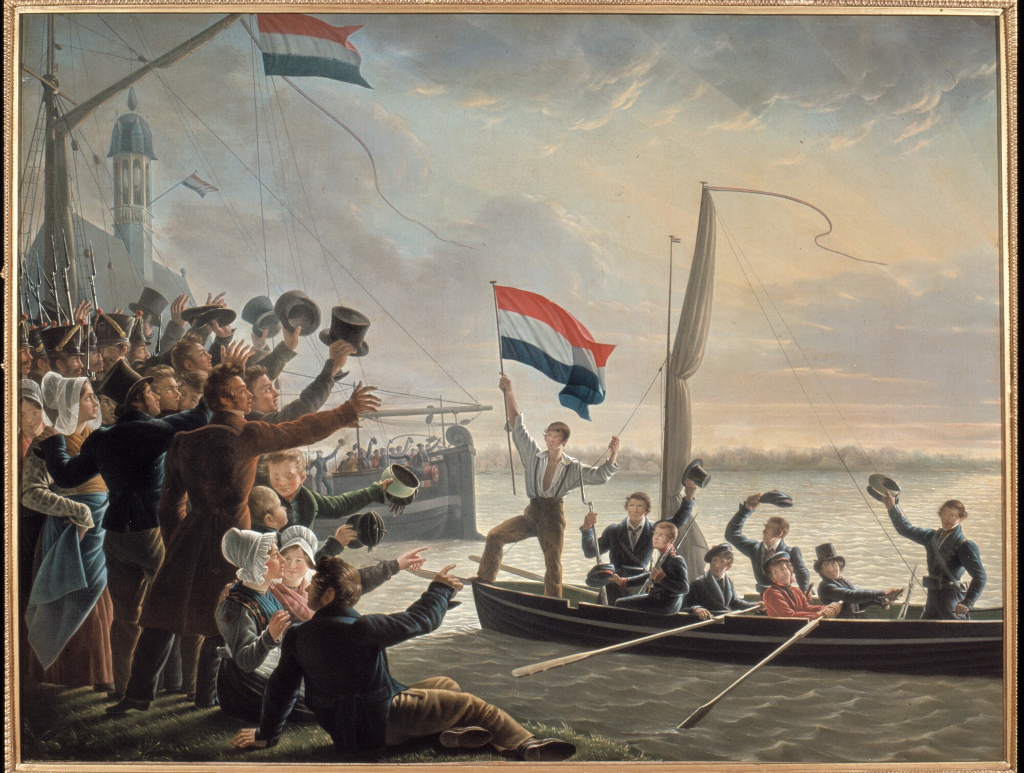 A.0112(02); De terugkeer van Jacobus Hobein, 19 maart 1831; schilderij