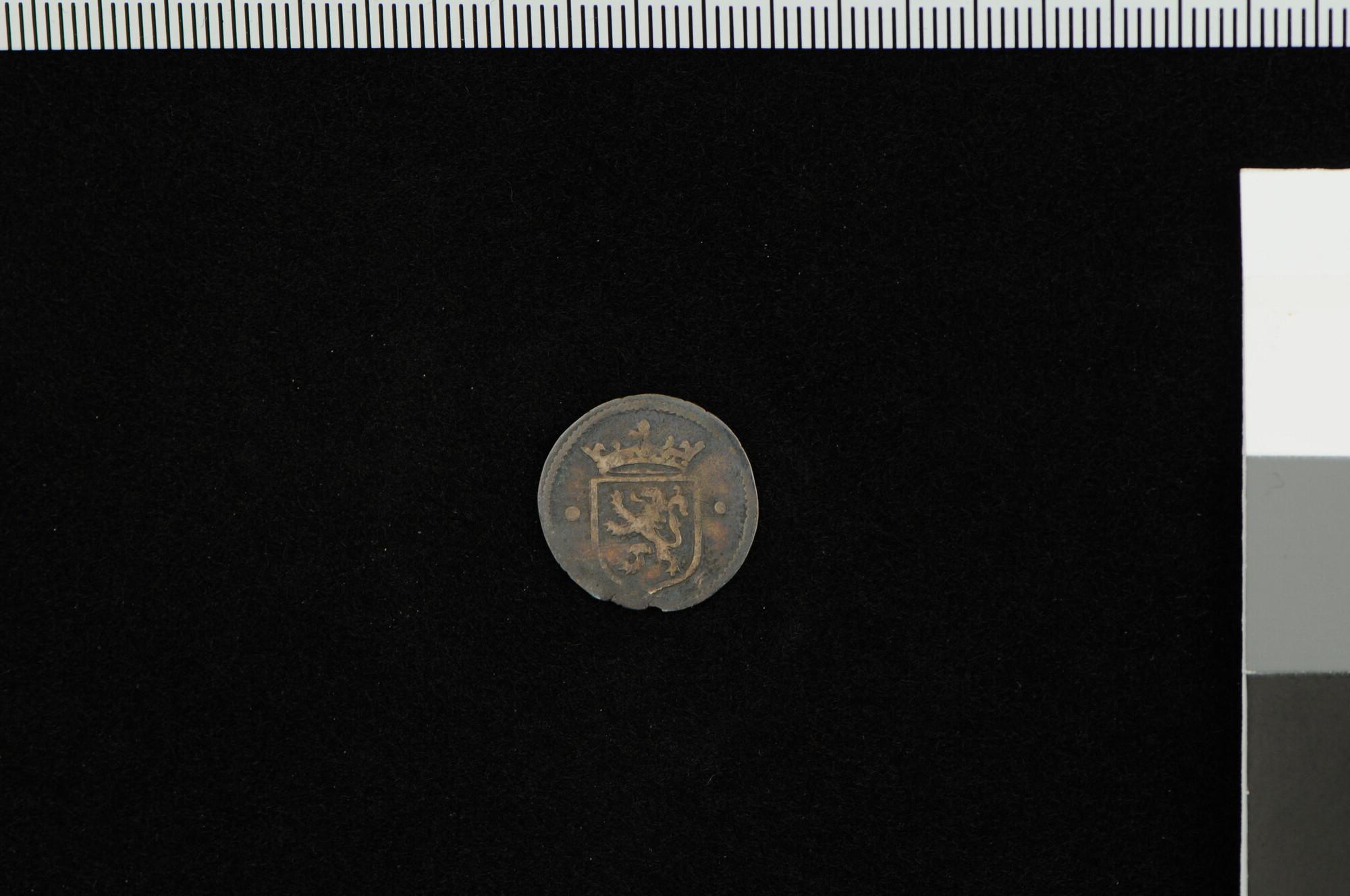 S.0839(01)5; Zilveren kwart reaal van de Verenigde Amsterdamse Compagnie, 1601; munt