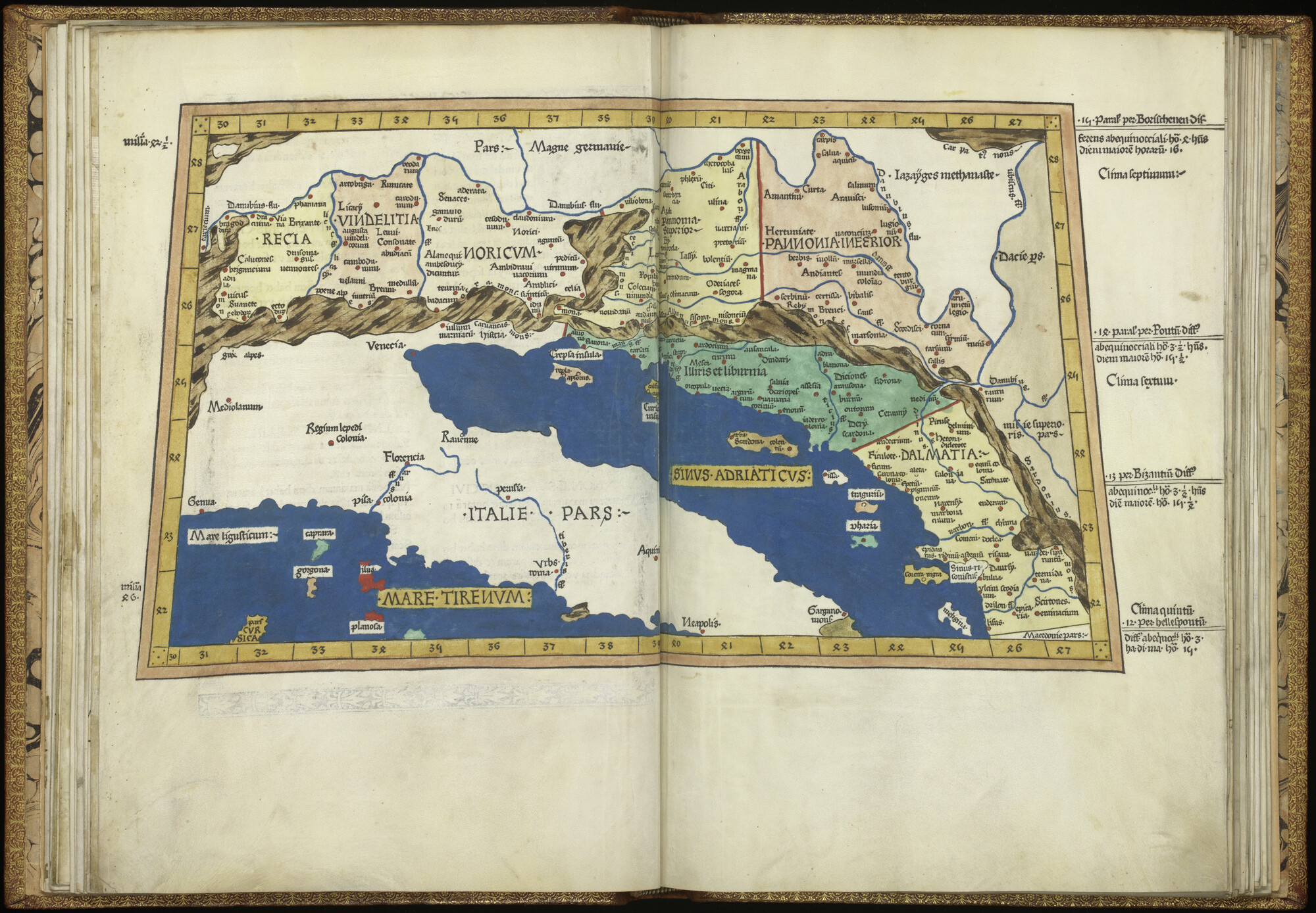 A.0145(031) [kaart 010]; Kaart van Noord-Italië, Oostenrijk, Slovenië en Kroatië; kaart