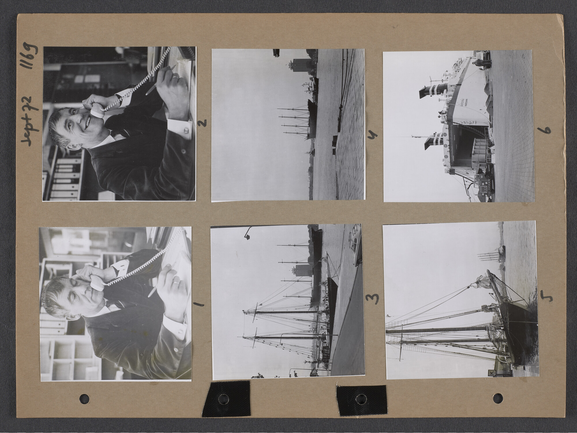 S.9102(30); Multomap met foto's door Ben Burgers, samengesteld door de Vereniging De Amsterdamsche Haven; foto