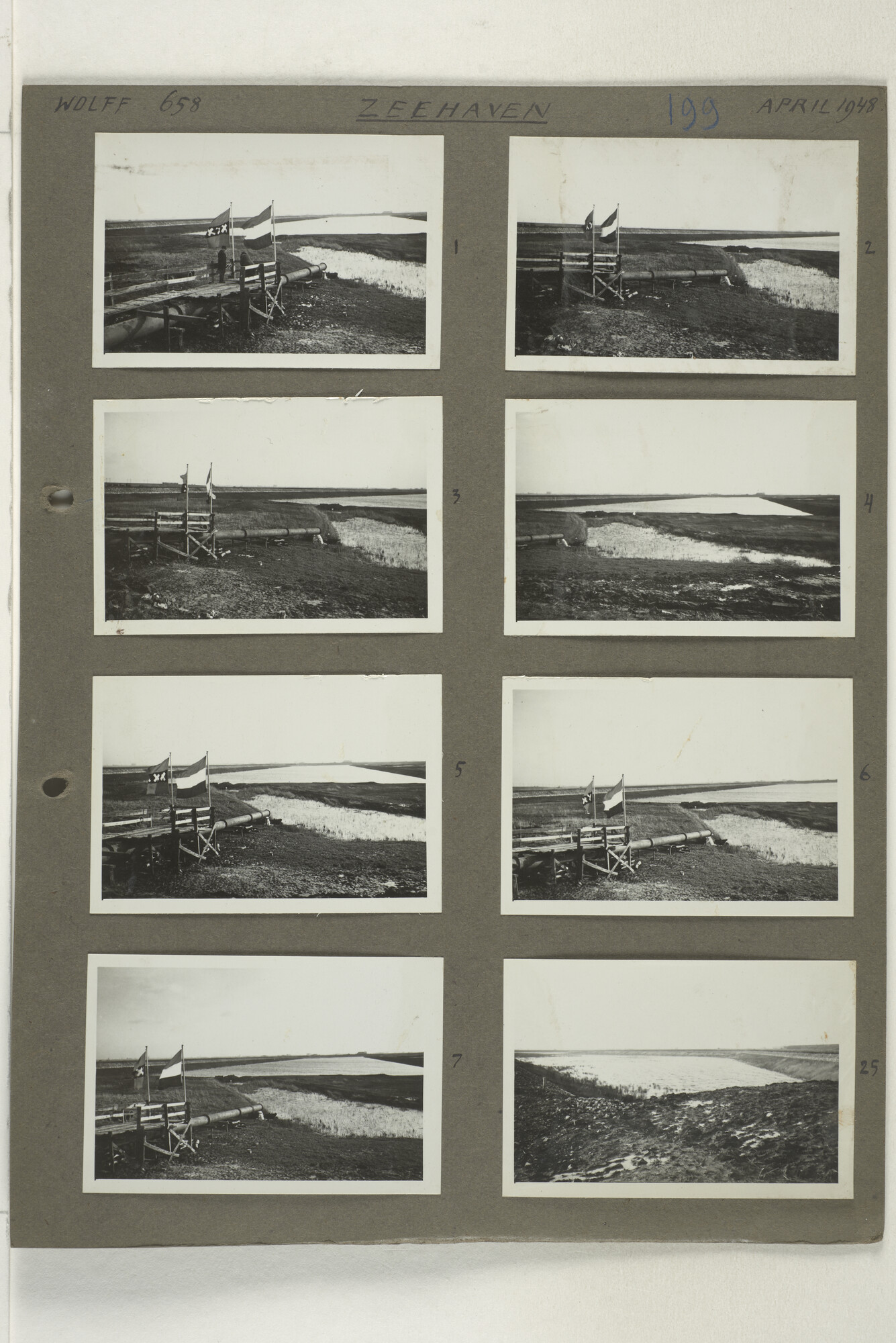 1998.2179; Omslag met een grote hoeveelheid proef foto's gemaakt in opdracht van de Gemeente Handelsinrichtingen in Amsterdam; omslag