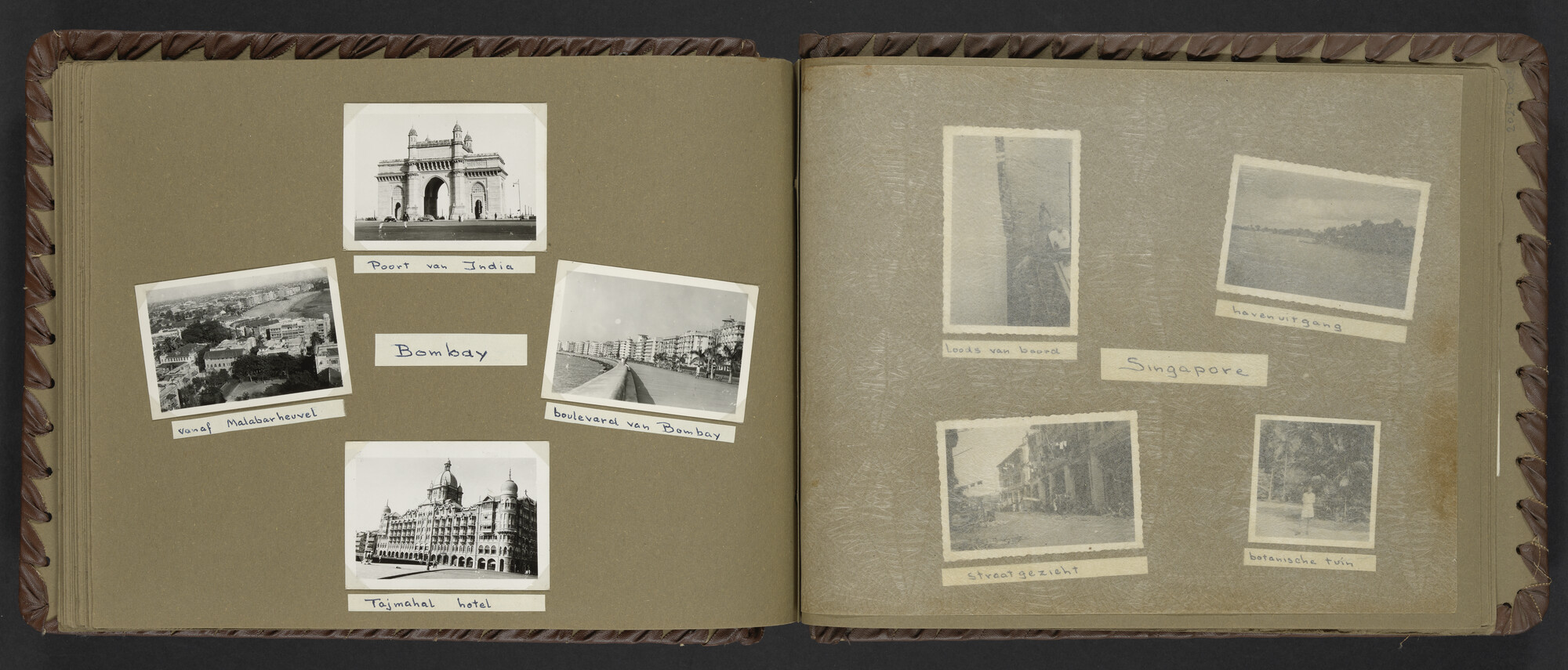2024.0025; Fotoalbum van Hubrecht Timmerman over zijn koopvaardijtijd tussen 1950 en 1956; fotoalbum