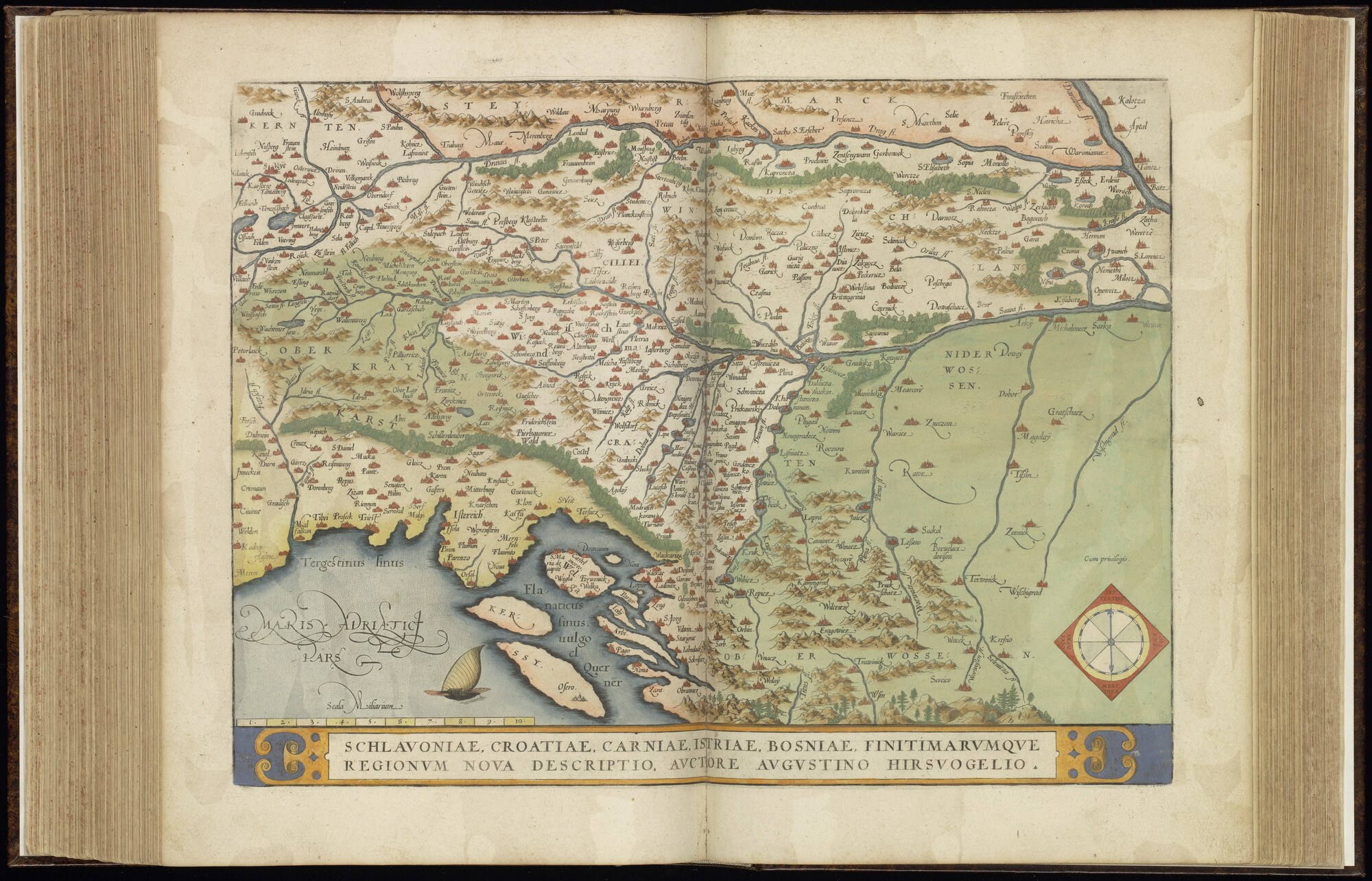 A.0145(042) [kaart 076]; Kaart van Noordoost-Italië, Noordwest-Kroatië, Slovenië en Zuid-Oostenrijk; kaart