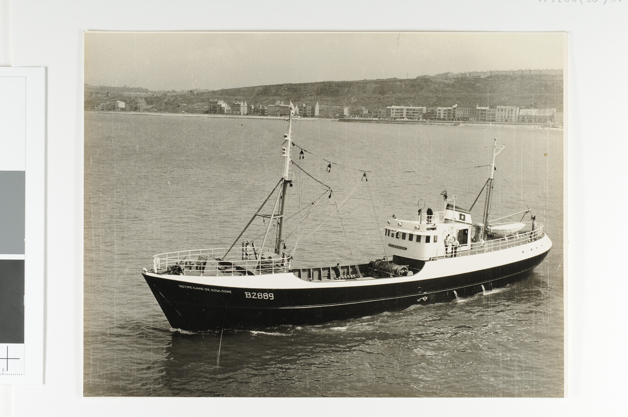 A.5260(08)31; De Franse motortrawler 'Notre Dame de Boulogne' (BZ 889) van J.B. Delpierre & P. Wattez te Boulogne; foto