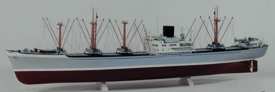 A.5661; Model van het vrachtschip ms. Maaslloyd; scheepsmodel