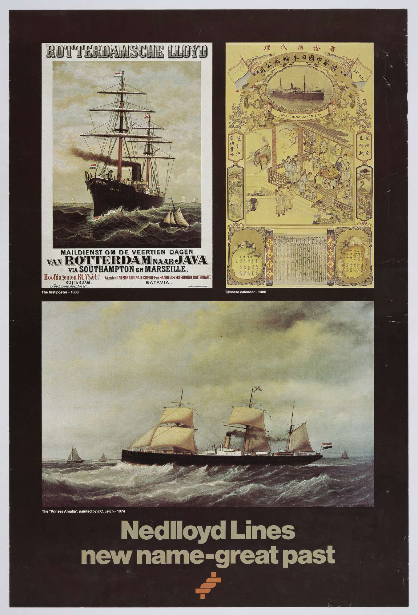1993.5200; Nedlloyd Lines, new name - great past; affiche