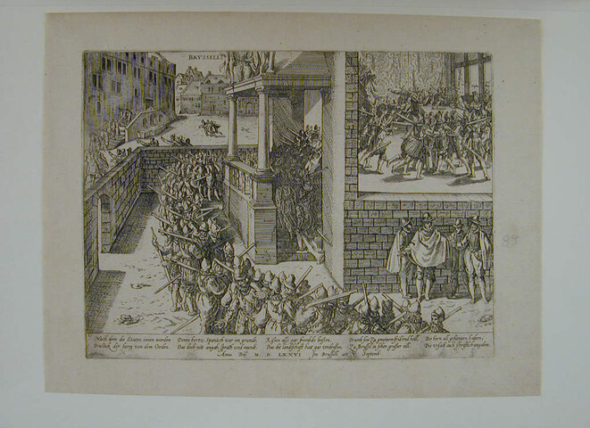 A.0145(027)146; De Spaansgezinde regering te Brussel afgezet, 5 september 1576; prent