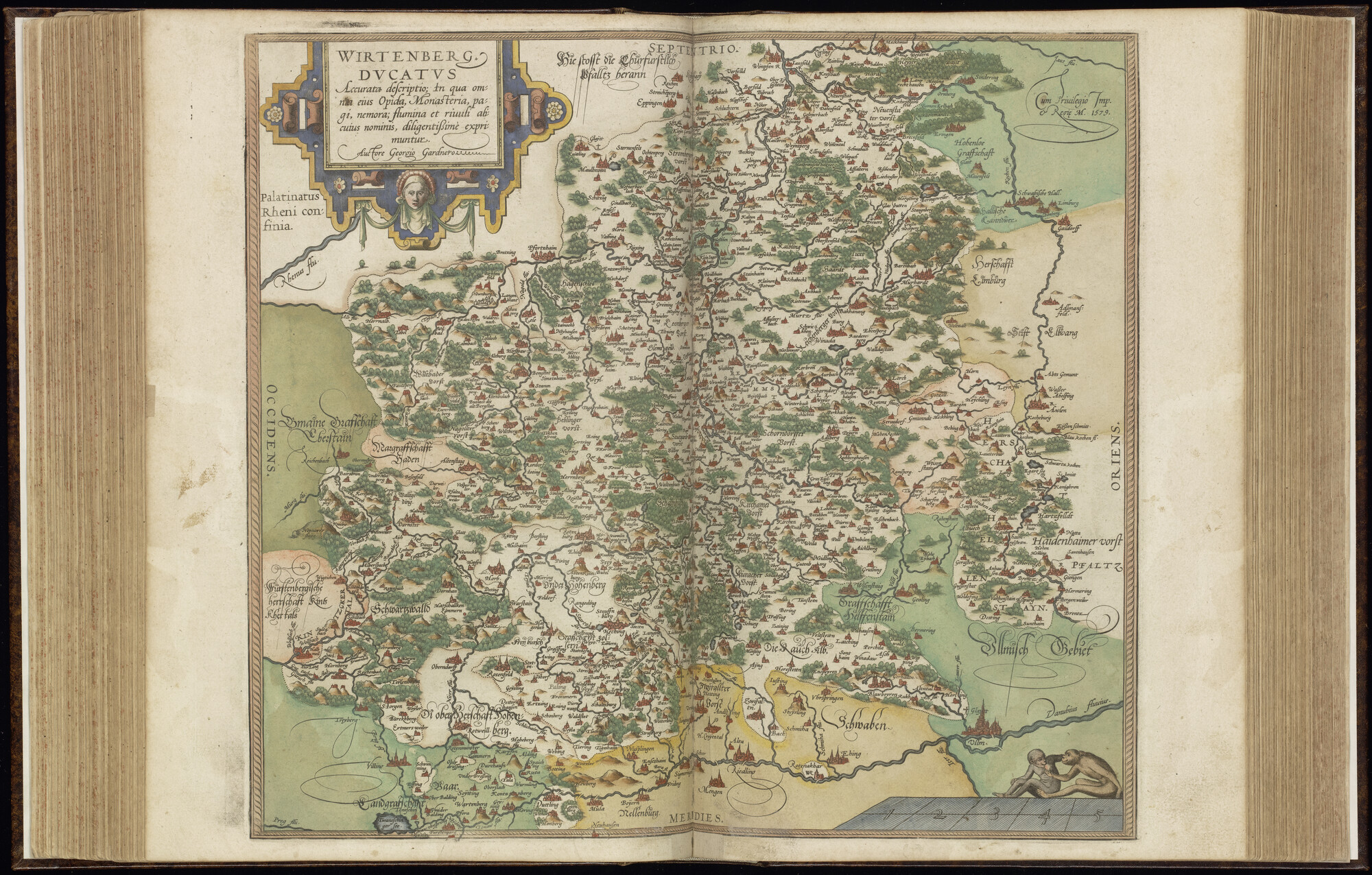 A.0145(042) [kaart 056]; Kaart van Zuidwest-Duitsland; kaart