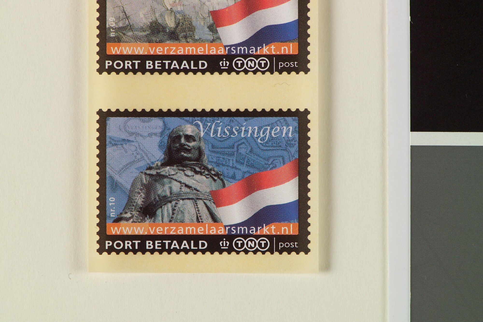 2008.0261; Nederlandse postzegel ter gelegenheid van De Ruyters 400ste geboortedag; postzegel