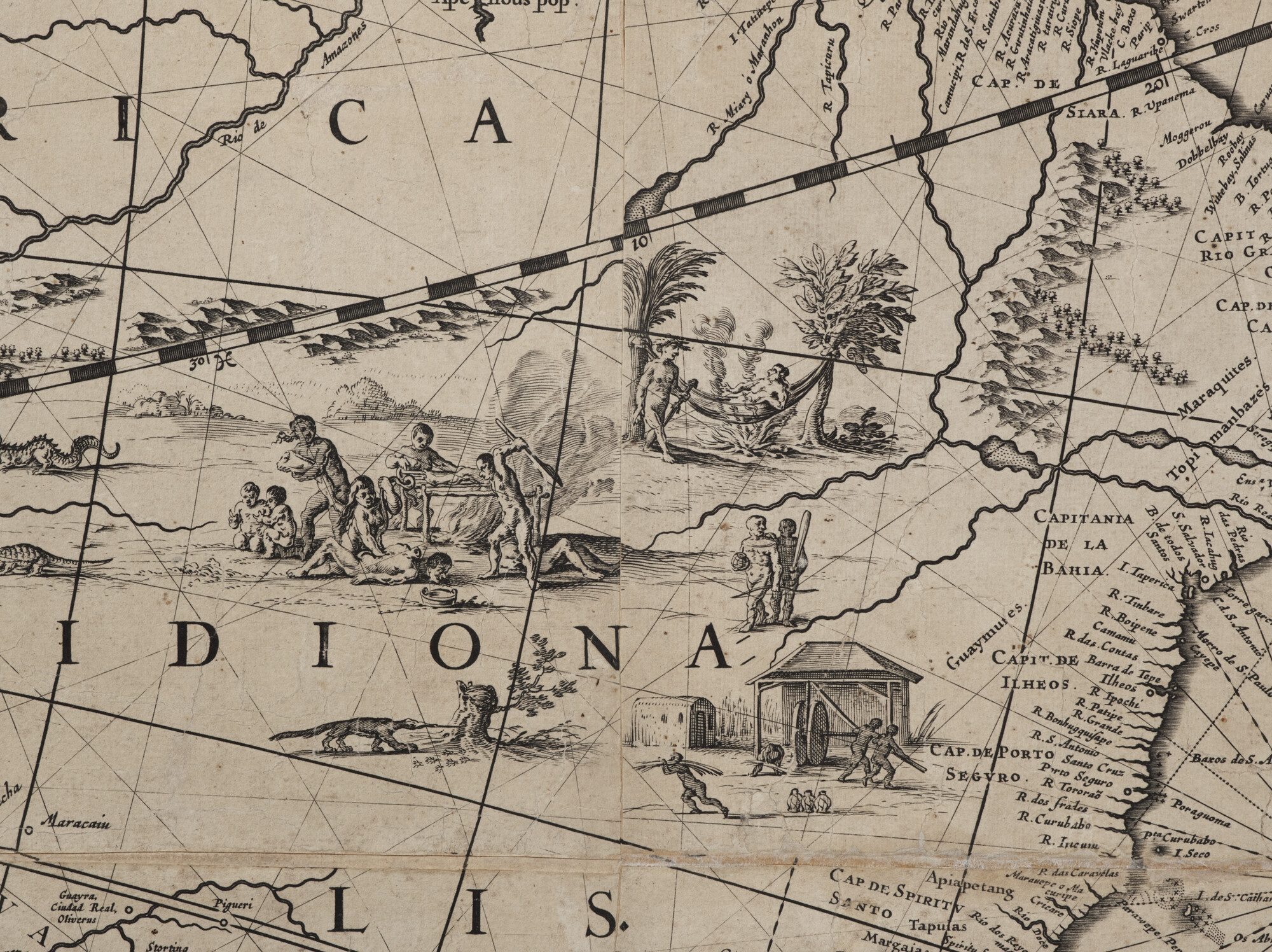 S.0864; Wandkaart van de wereld door Joan Blaeu uitgegeven ter gelegenheid van de Vrede van Münster, 1648; wandkaart