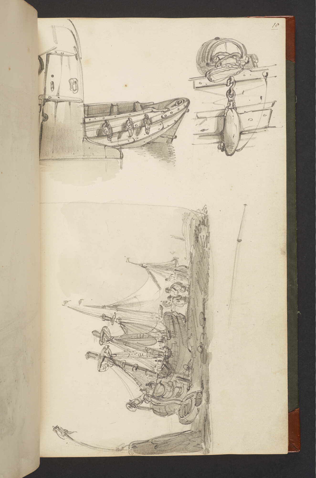A.3222; Schetsboek met tekeningen door Albertus van Beest en Louis Meijer; schetsboek