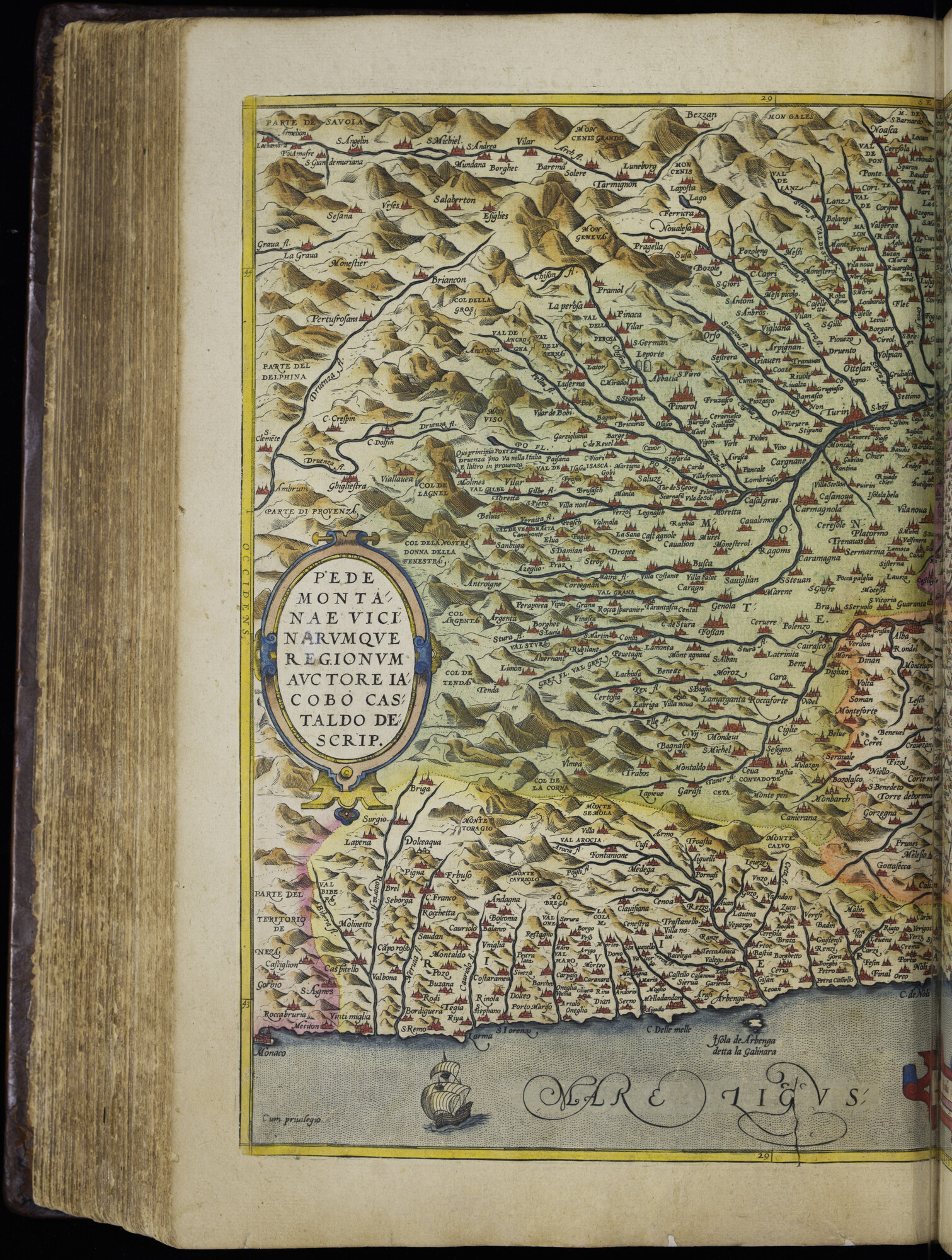 A.0145(232) [kaart 086]; Kaart van Noordwest-Italië; kaart