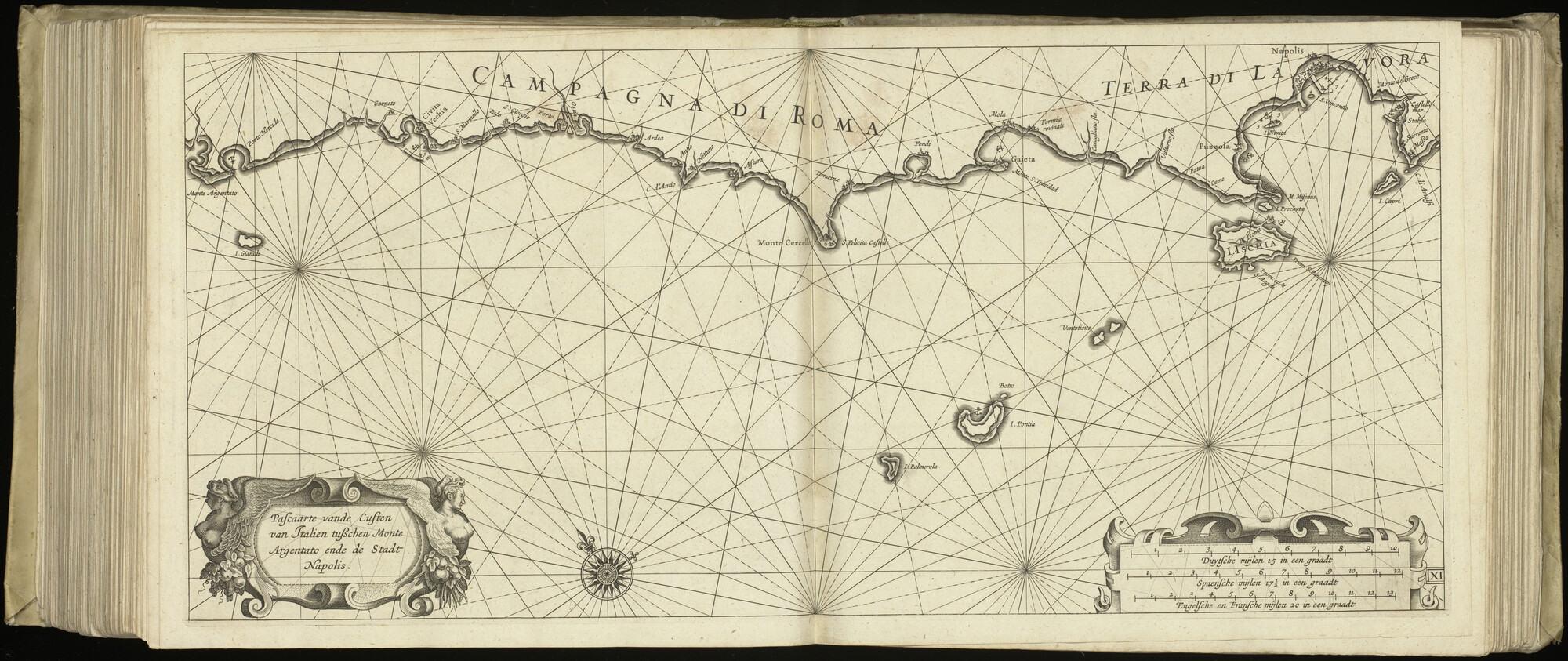 S.2856 [kaart 205]; Kaart van Zuidwest-Italië; kaart