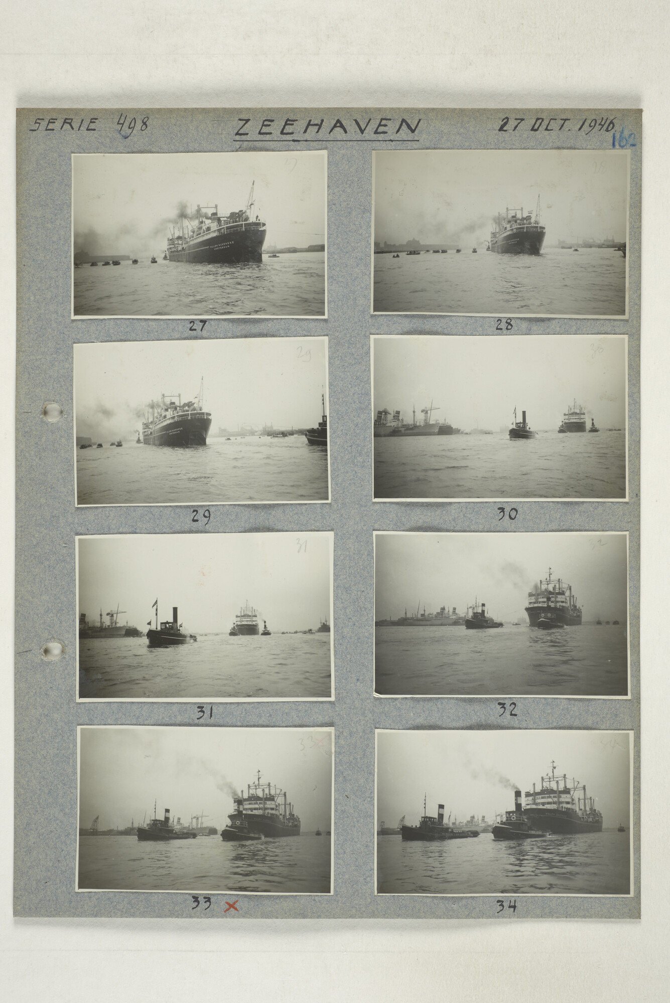 1998.2179; Omslag met een grote hoeveelheid proef foto's gemaakt in opdracht van de Gemeente Handelsinrichtingen in Amsterdam; omslag