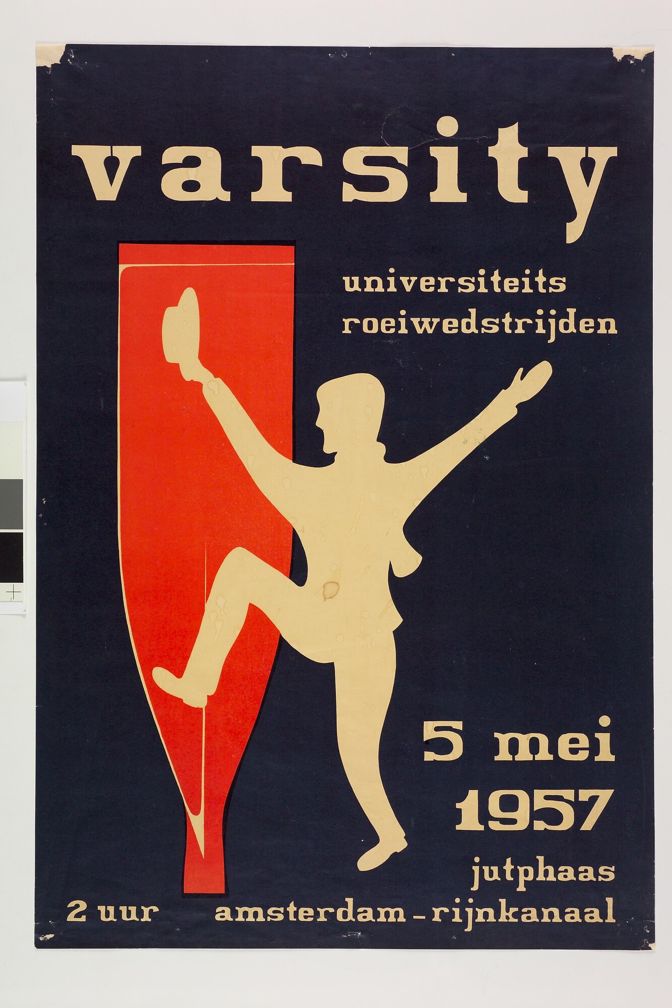 1997.0037; Varsity universiteits roeiwedstrijden. Affiche van de 74e Varsity [...]; affiche