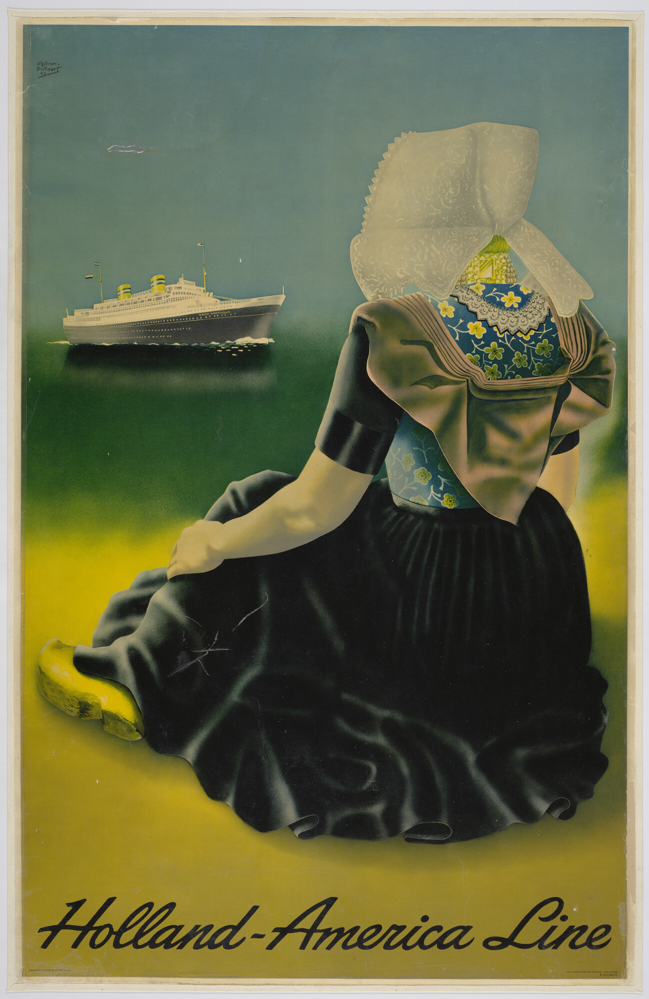 A.5399(11); Affiche van de Holland America Line, 1949; affiche