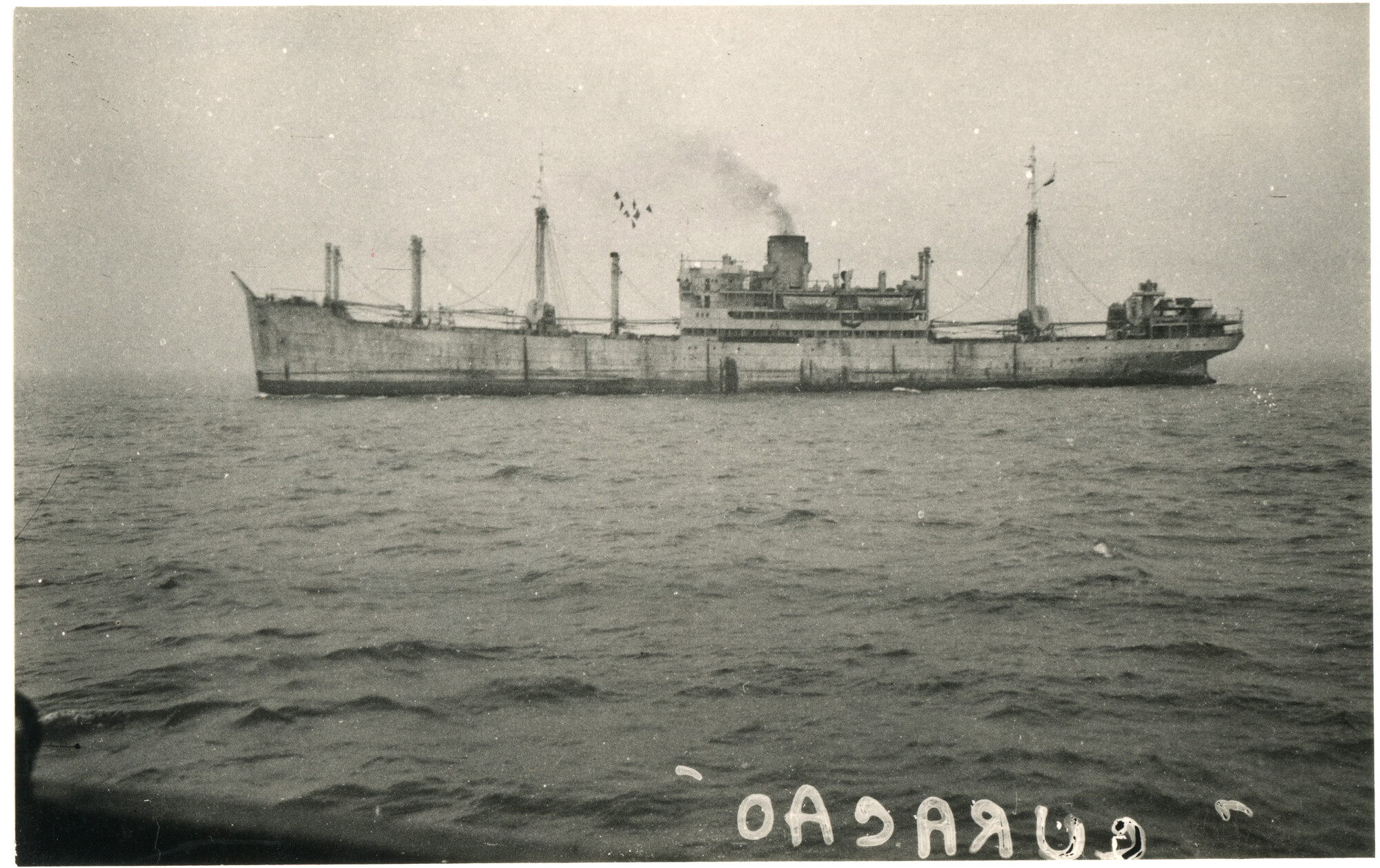 2000.3288; Het vrachtschip ss. Curaçao (ex- Vancouver van de HAPAG); foto