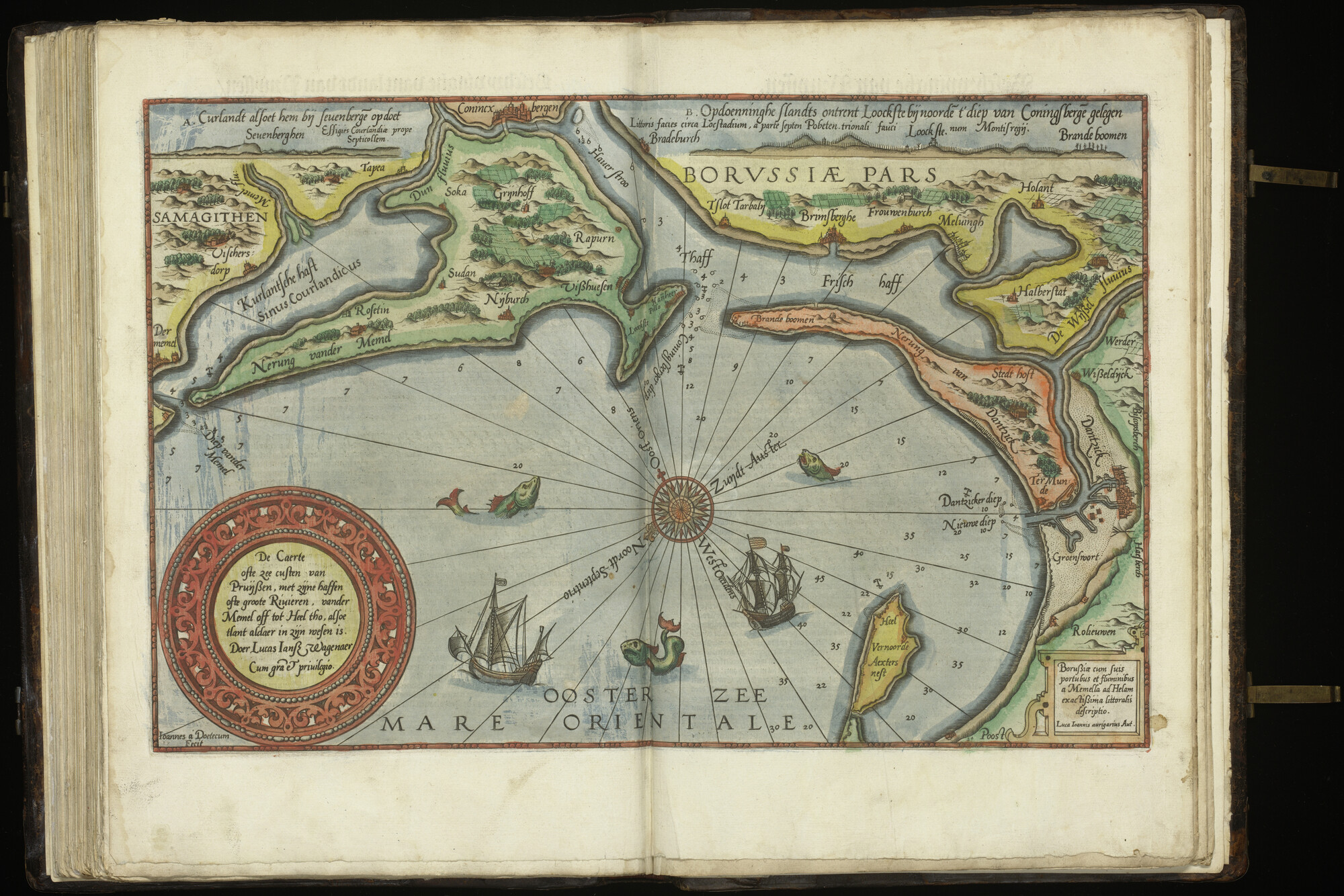 A.3327 [kaart 055]; Kaart van de Oostzee met de kusten van Polen, West-Rusland en Litouwen; kaart