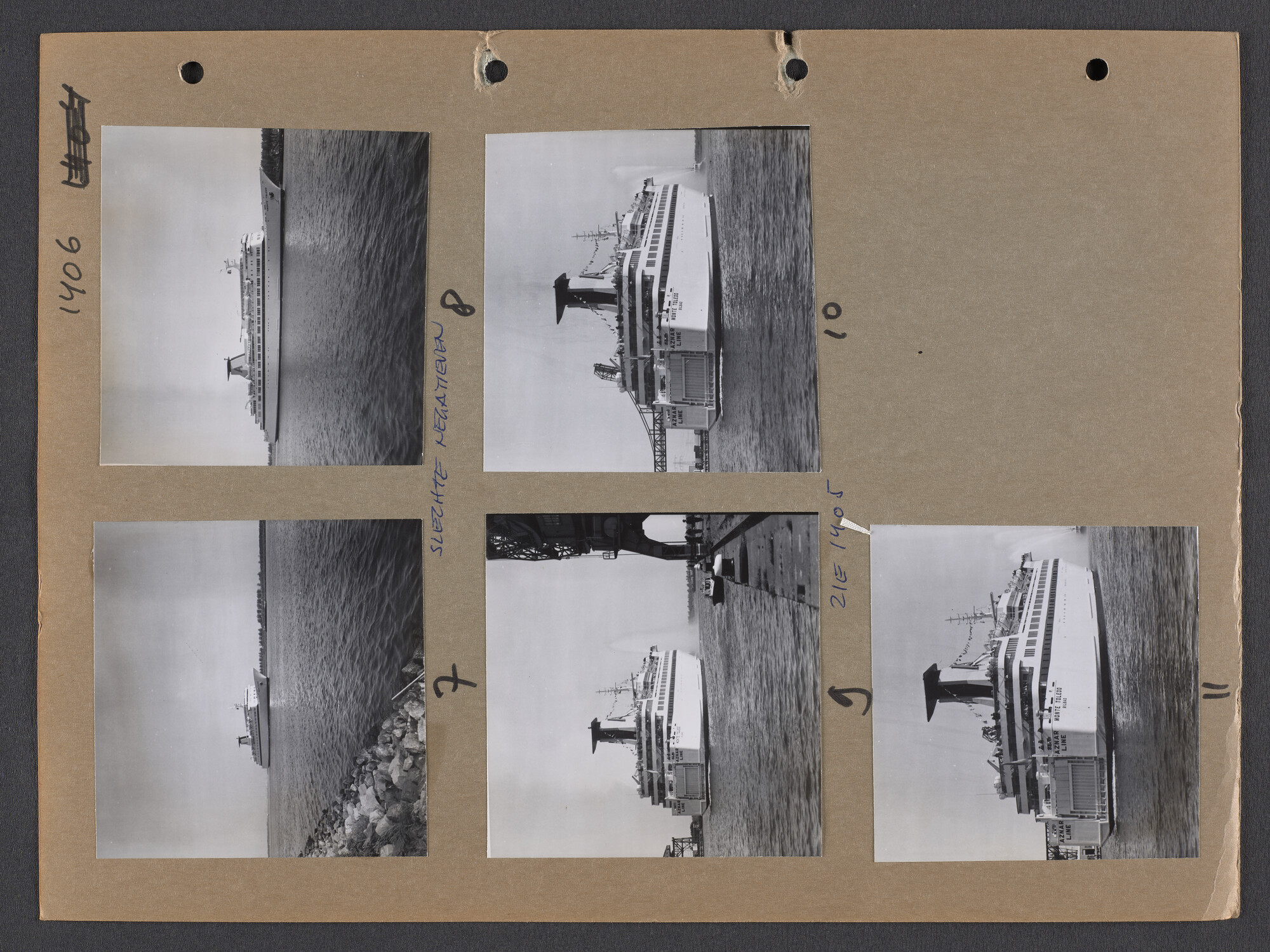 S.9102(36); Multomap met foto's door Ben Burgers, samengesteld door de Vereniging De Amsterdamsche Haven; foto