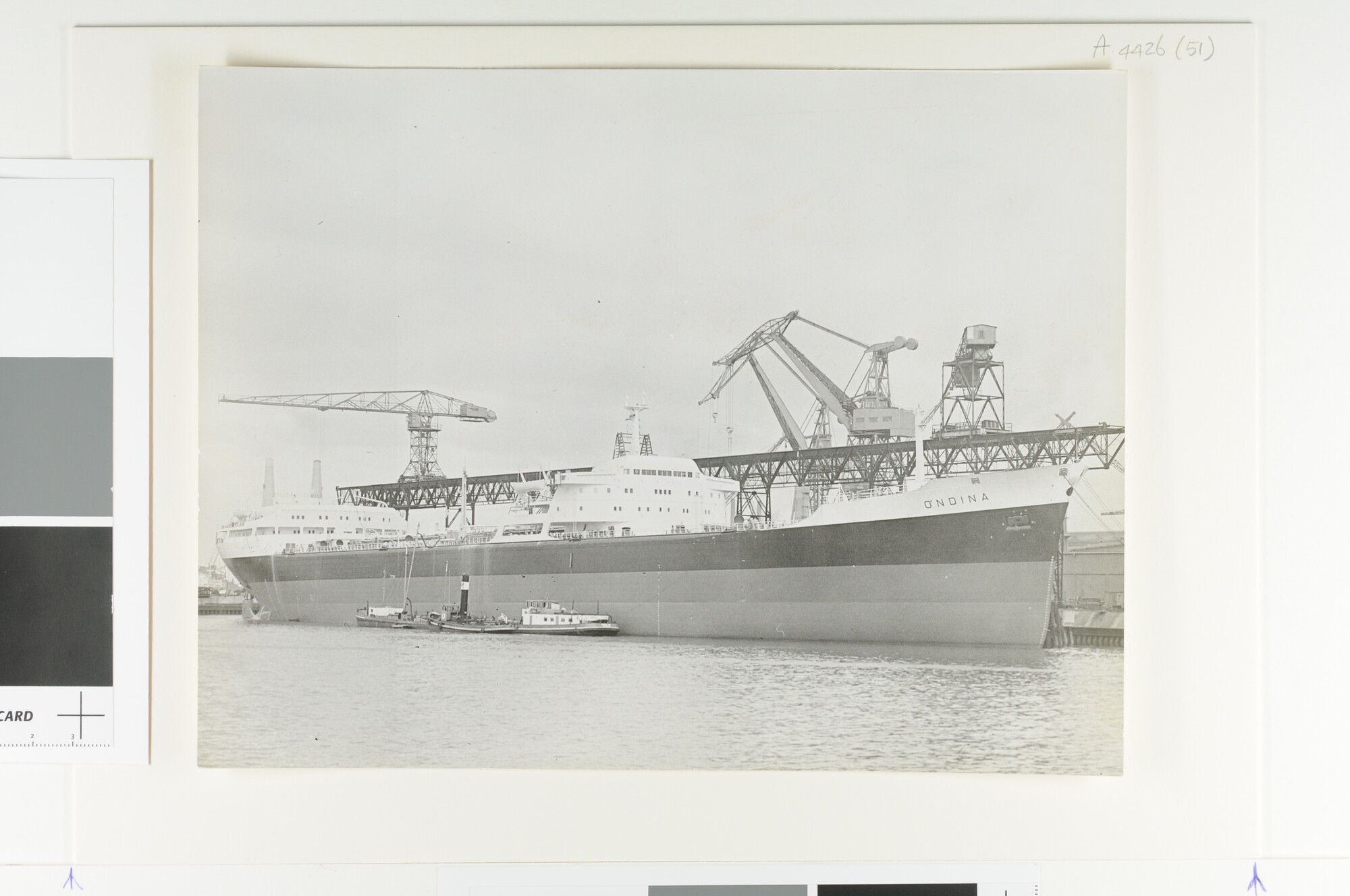 A.4426(51); De tanker ms. 'Ondina' van Shell Tankers NV; foto