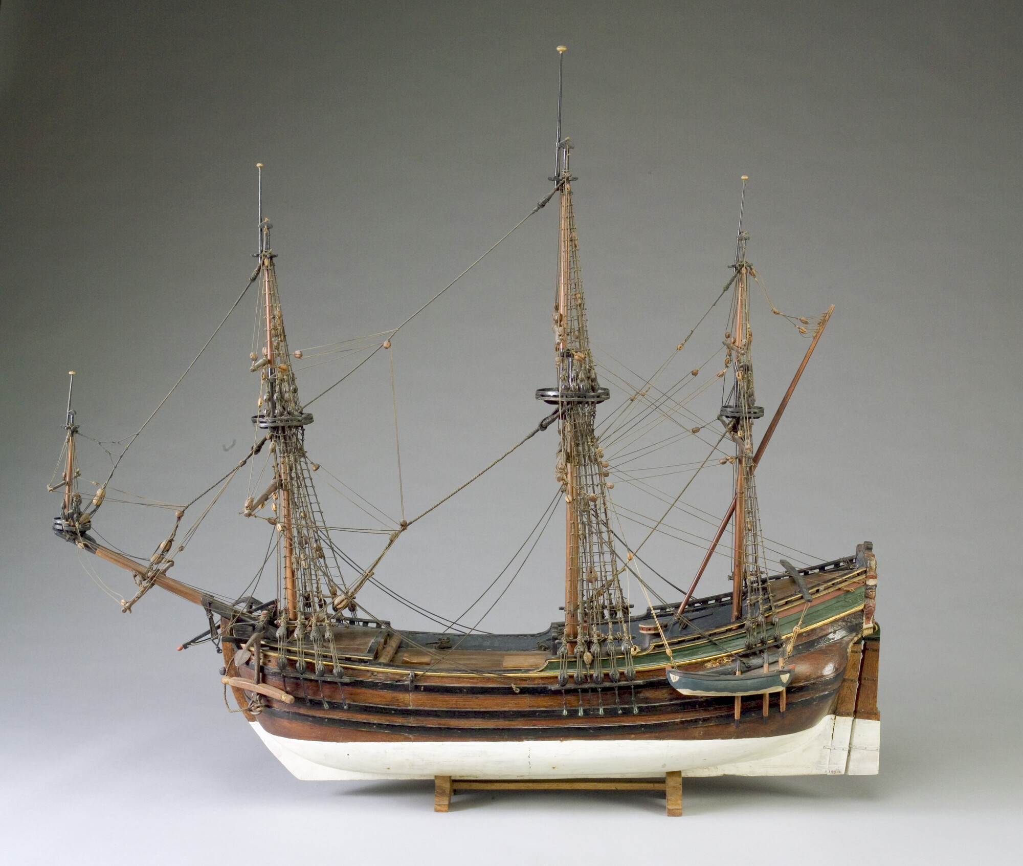 A.0149(0006); Model van de walvisvaarder Wilhelm Prins van Oranje; scheepsmodel