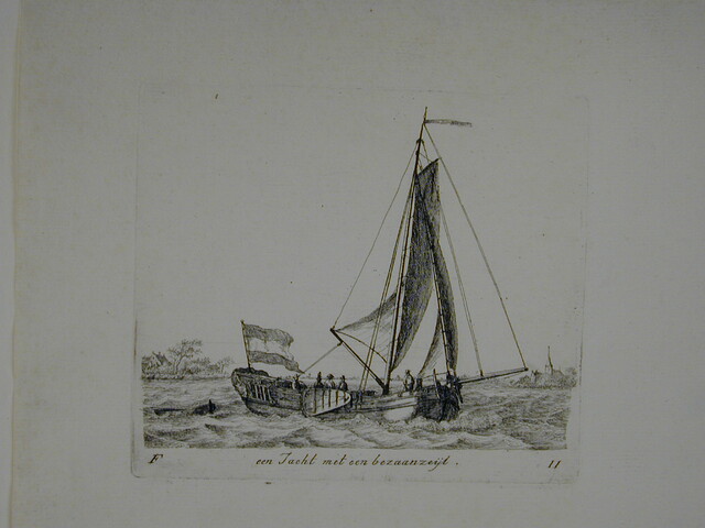 A.0149(0145); Prent uit de suite 'Verscheide soorten van Hollandse schepen'; prent