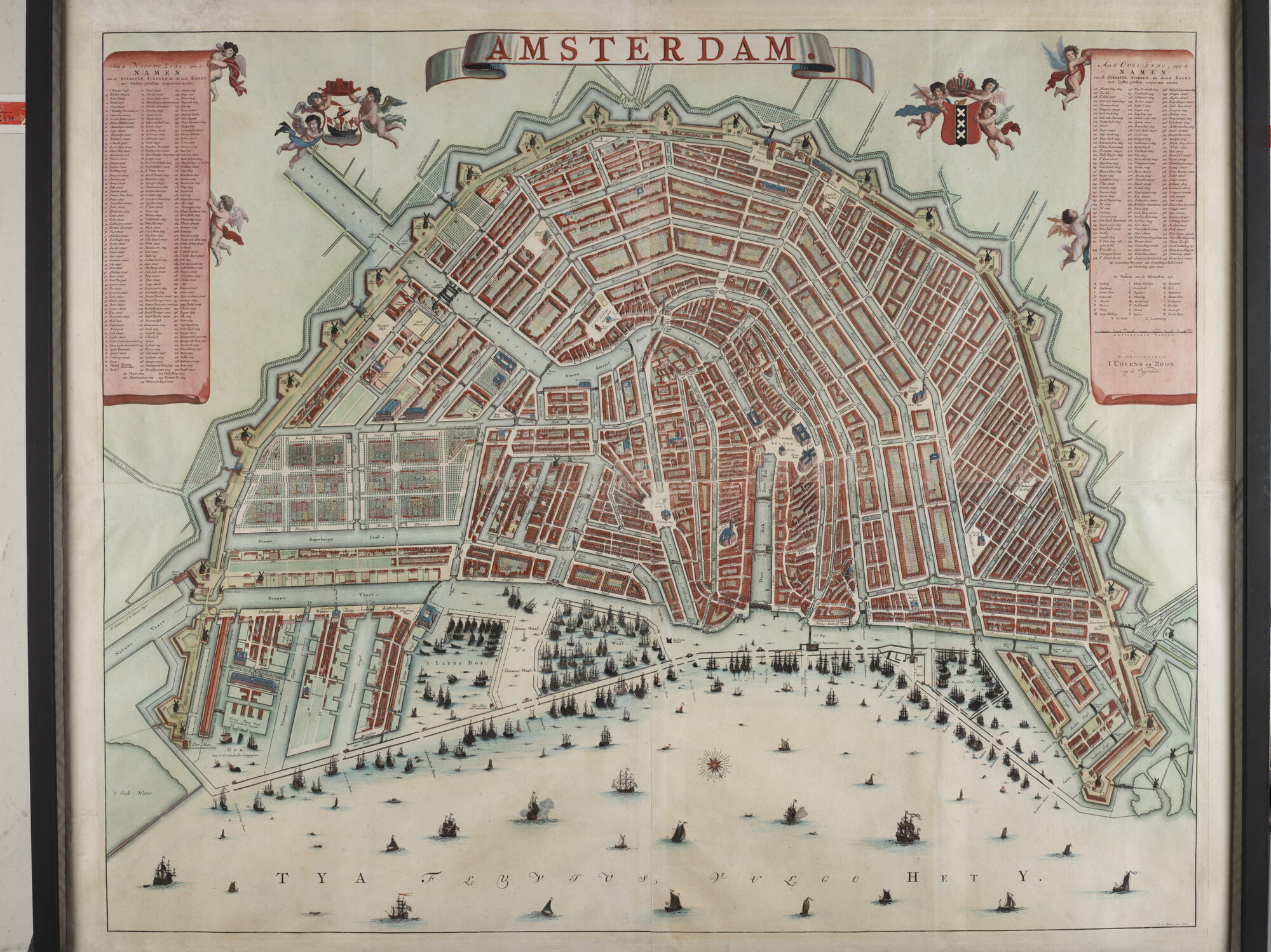 A.4888; Plattegrond van Amsterdam; kaart