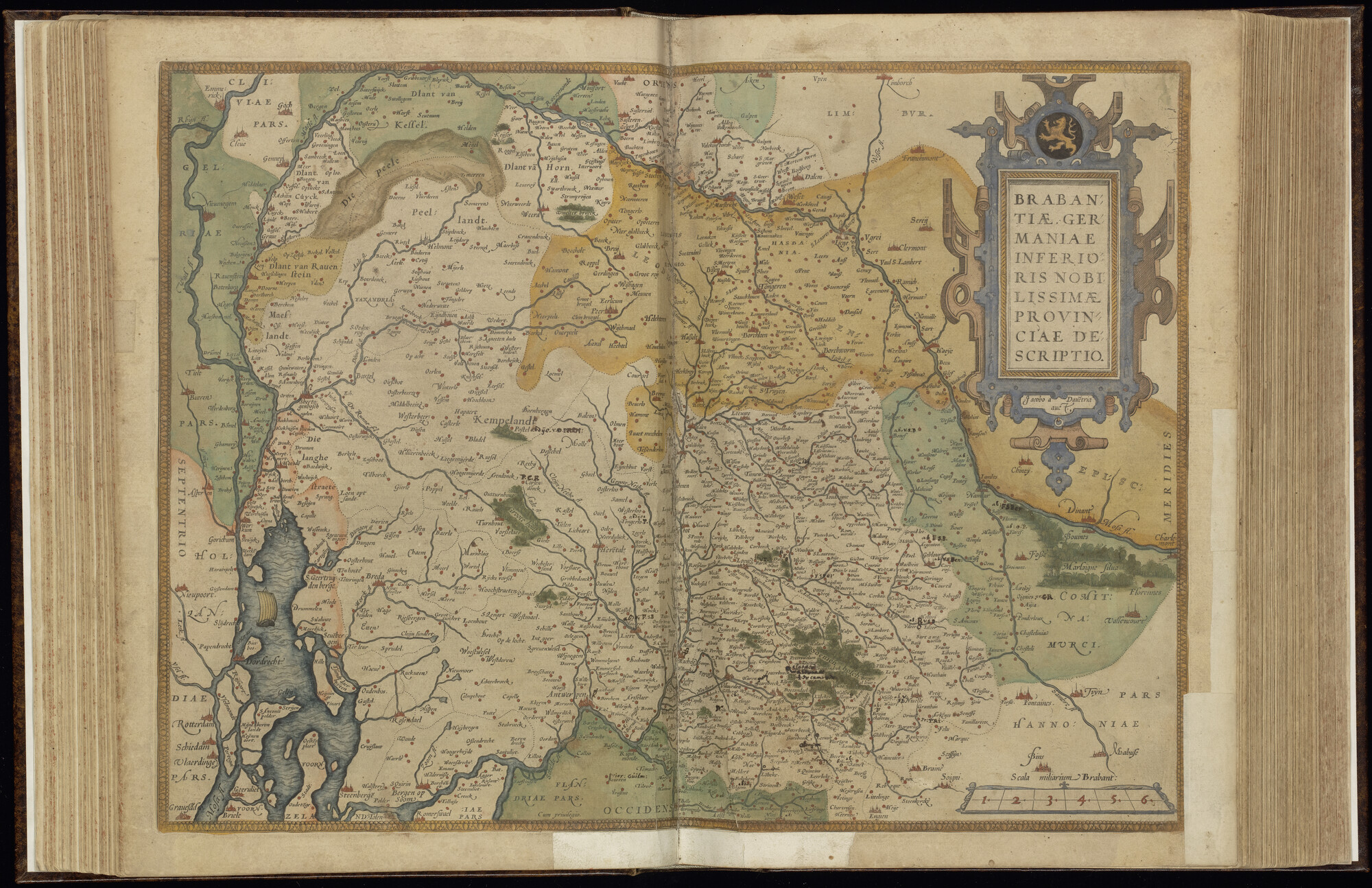 A.0145(042) [kaart 030]; Kaart van Zuid-Nederland en België; kaart