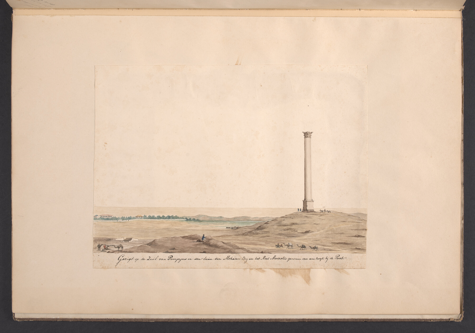 S.1277(09)53; Album met tekeningen van Dirk Muller, Jacob Swart en W. Stort; album