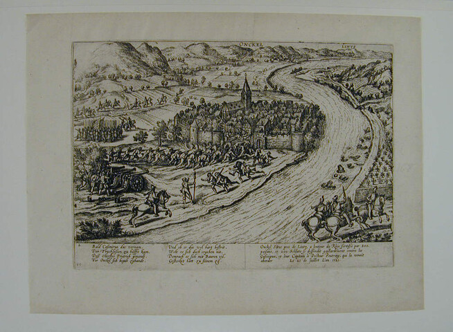 A.0145(027)229; Onckel aan de Rijn weert de aanslag van Truchsess af, 21 juni 1583; prent