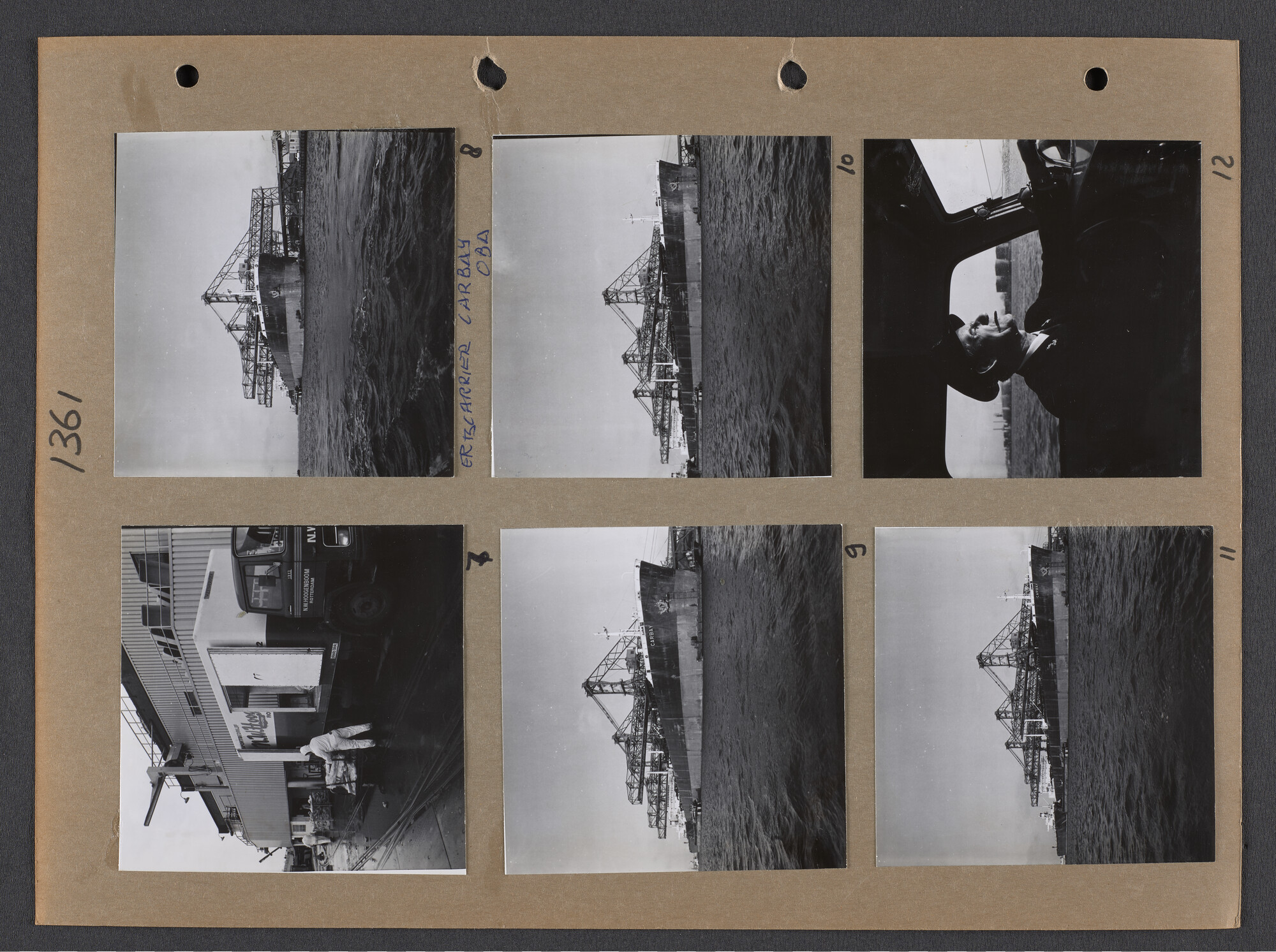 S.9102(35); Multomap met foto's door Ben Burgers, samengesteld door de Vereniging De Amsterdamsche Haven; foto