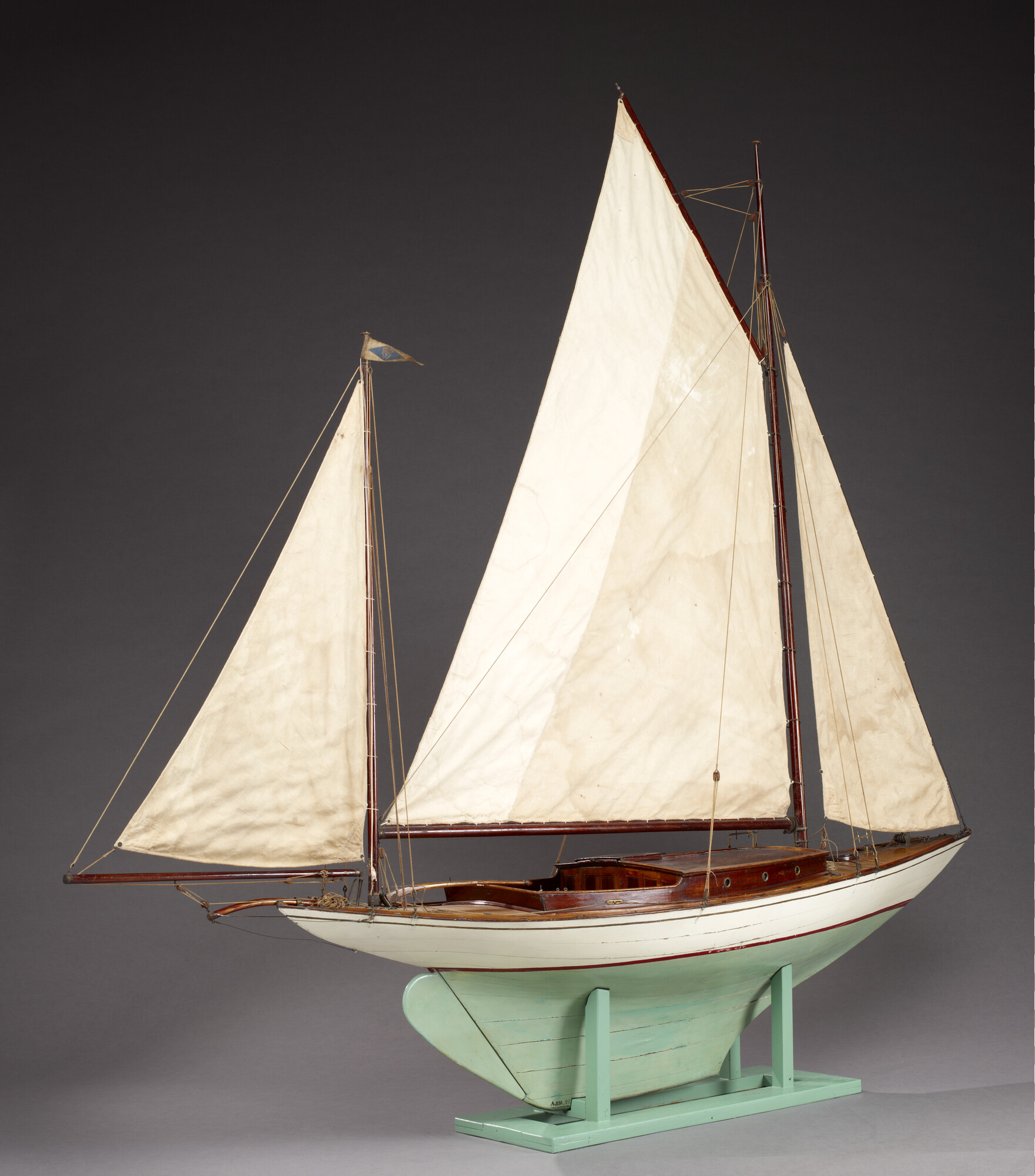A.1110(01); Model van kieljacht Prinses Juliana; scheepsmodel