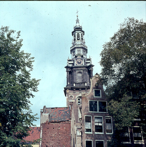 S.9100(0285); De Zuiderkerk te Amsterdam; diapositief